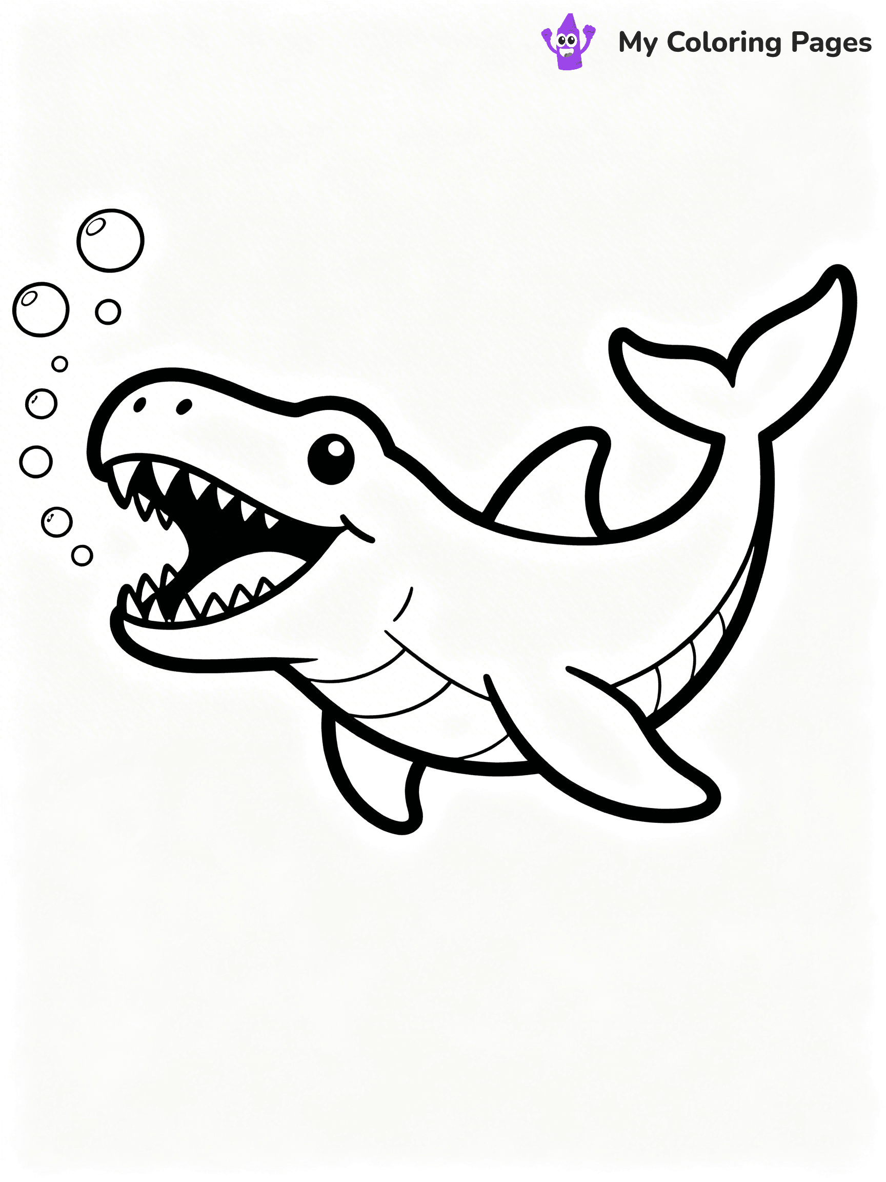 Mosasaurus Coloring Pages - 24