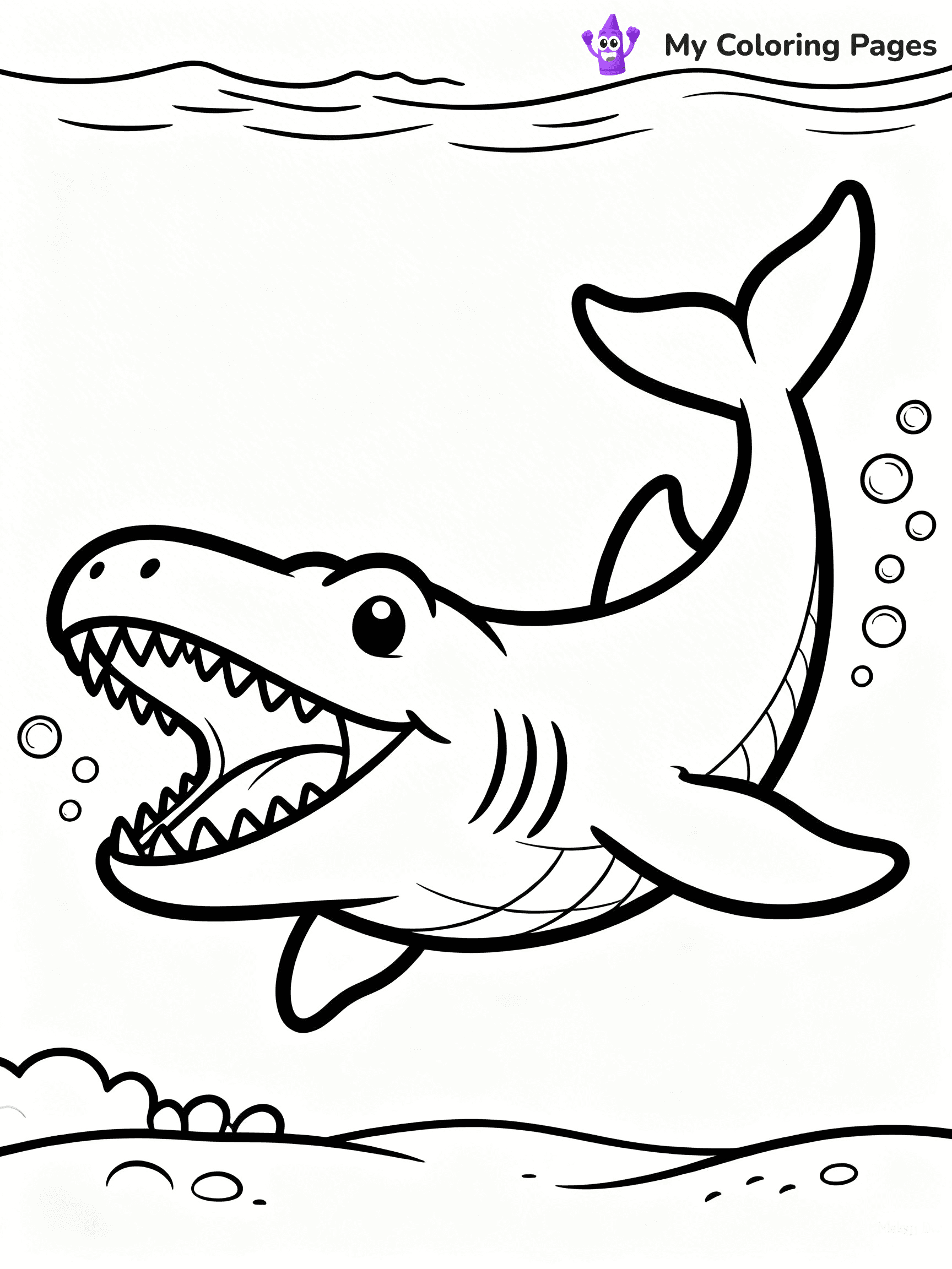 Mosasaurus Coloring Pages - 23