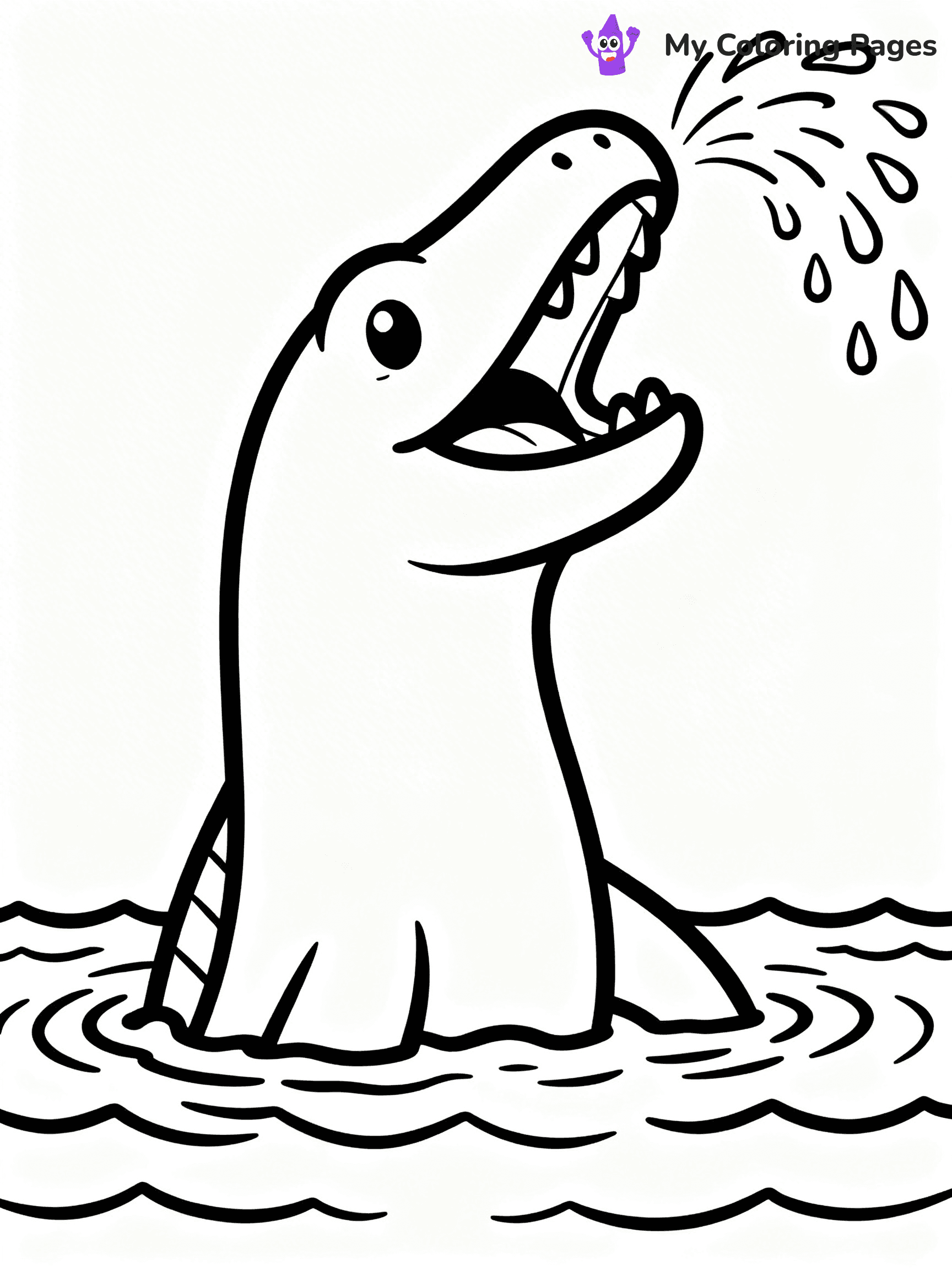 Mosasaurus Coloring Pages - 9