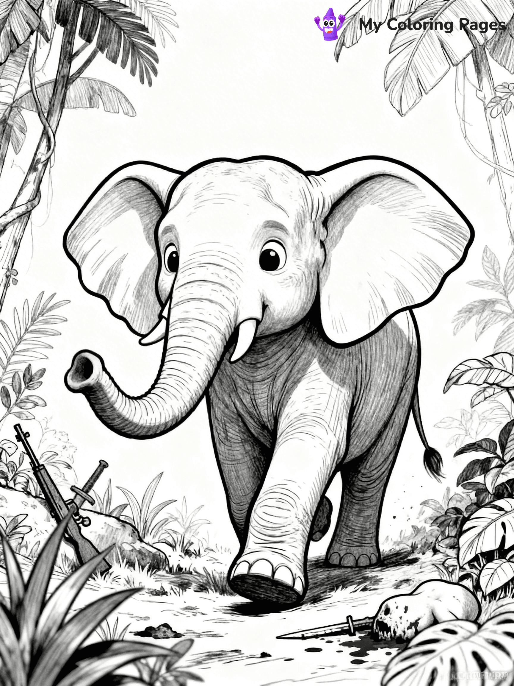 Hard Coloring Pages - 1