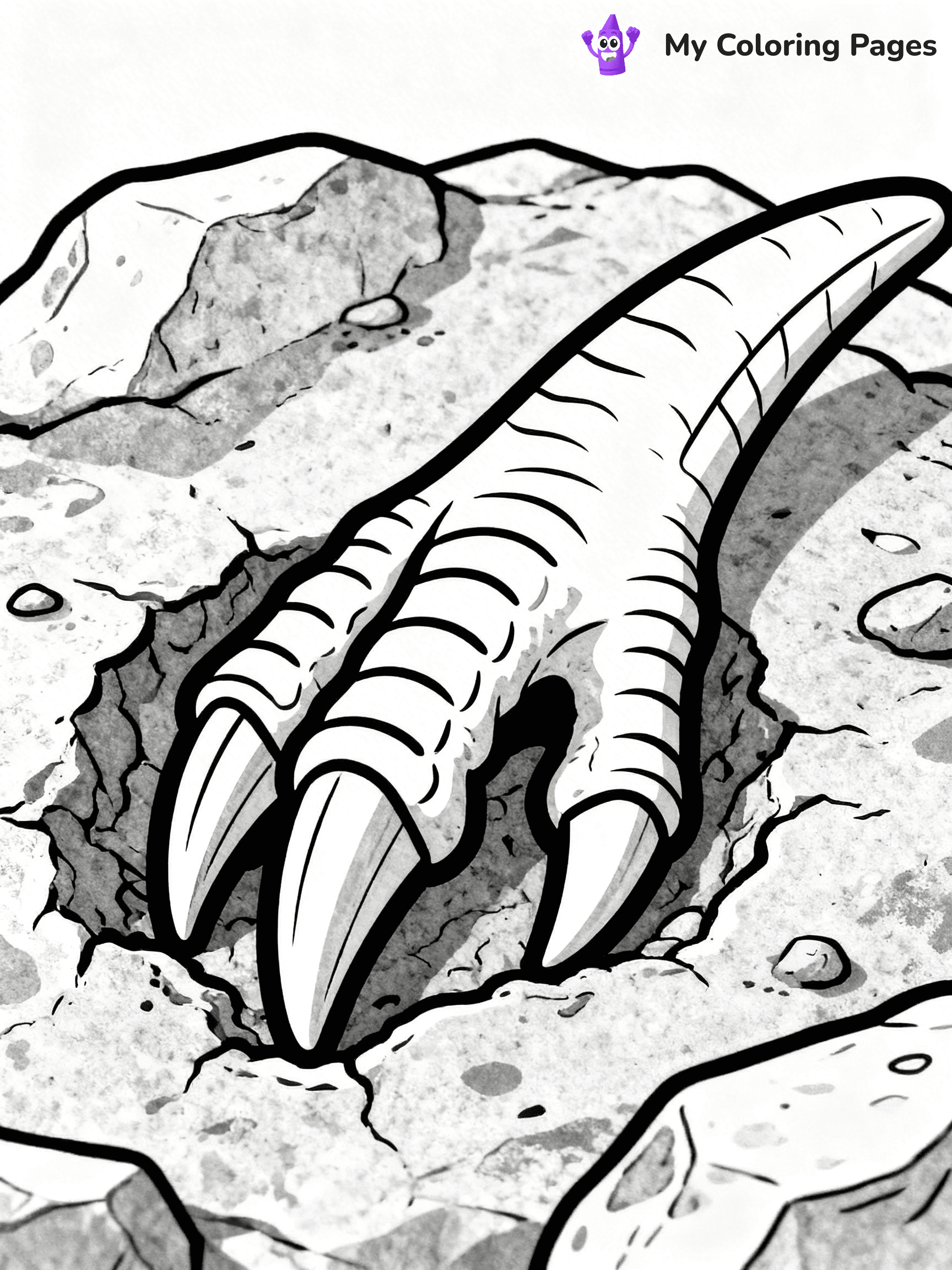 Fossil Coloring Pages - 19