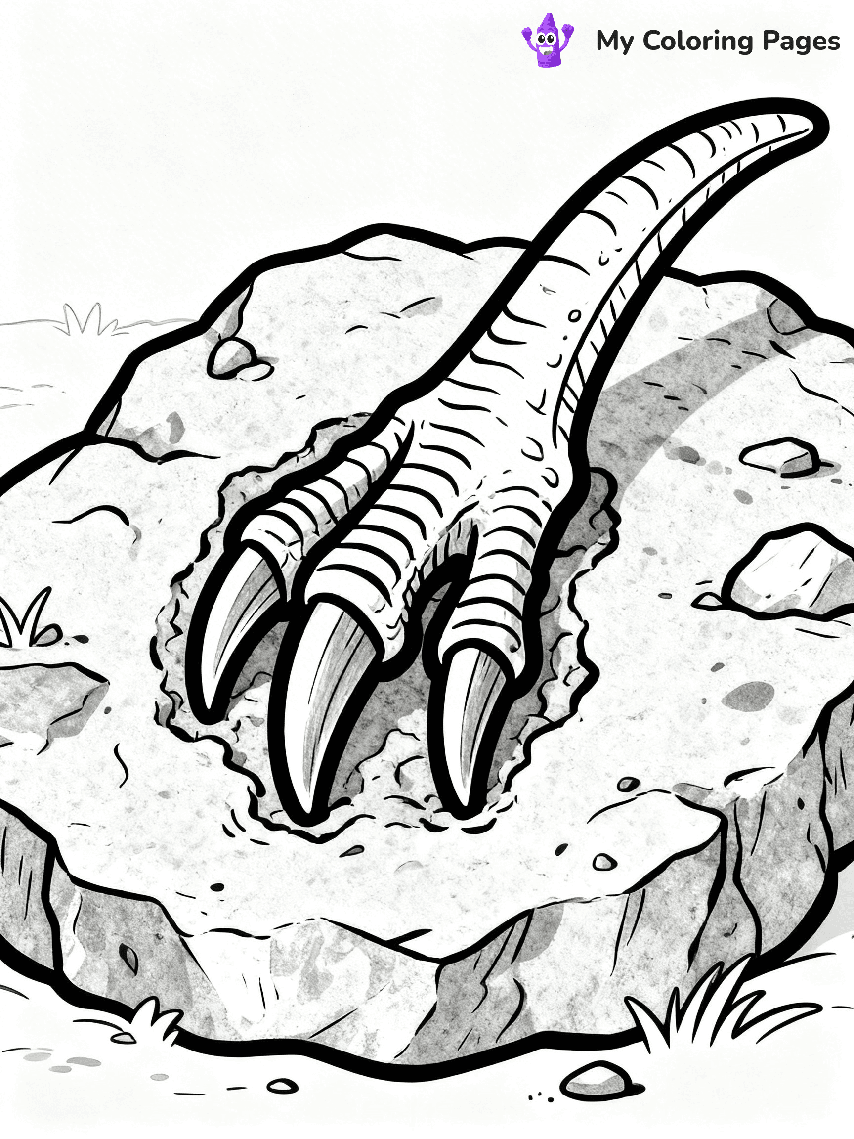 Fossil Coloring Pages - 15