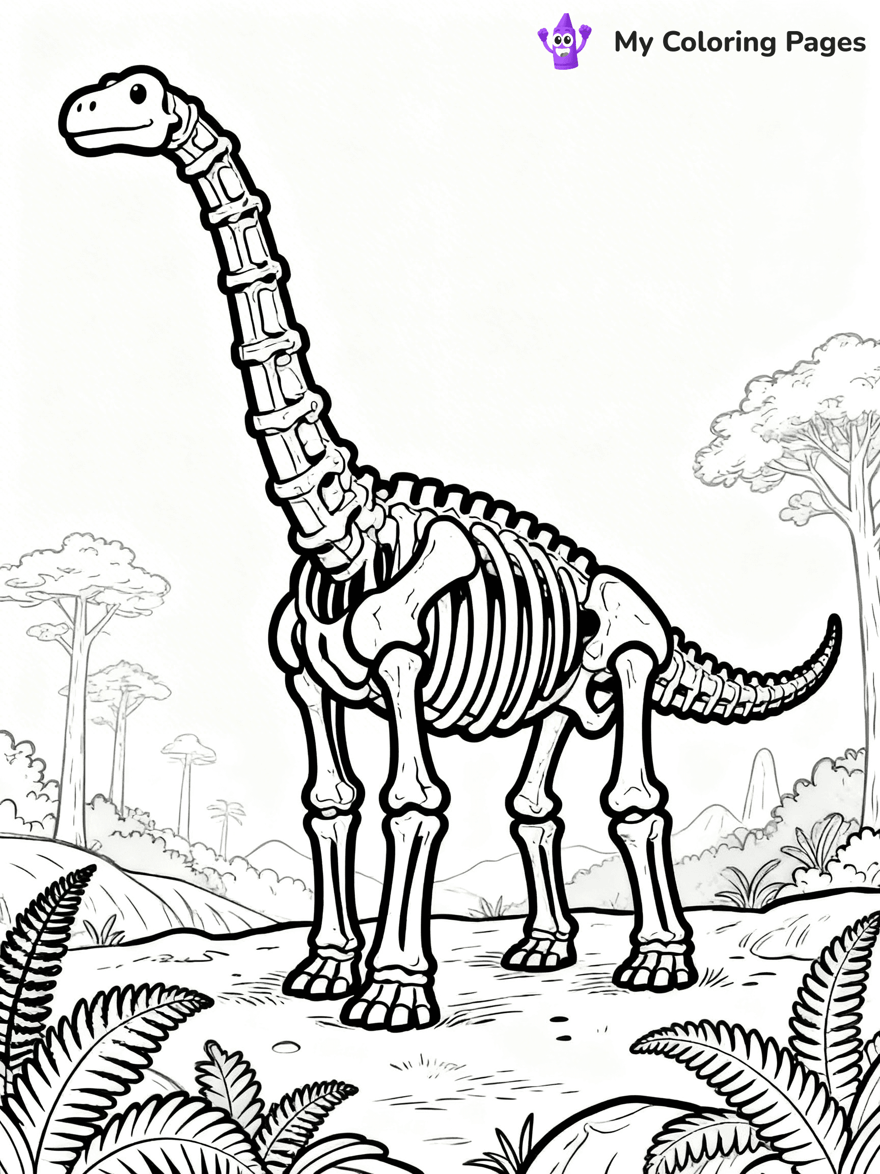 Fossil Coloring Pages - 6