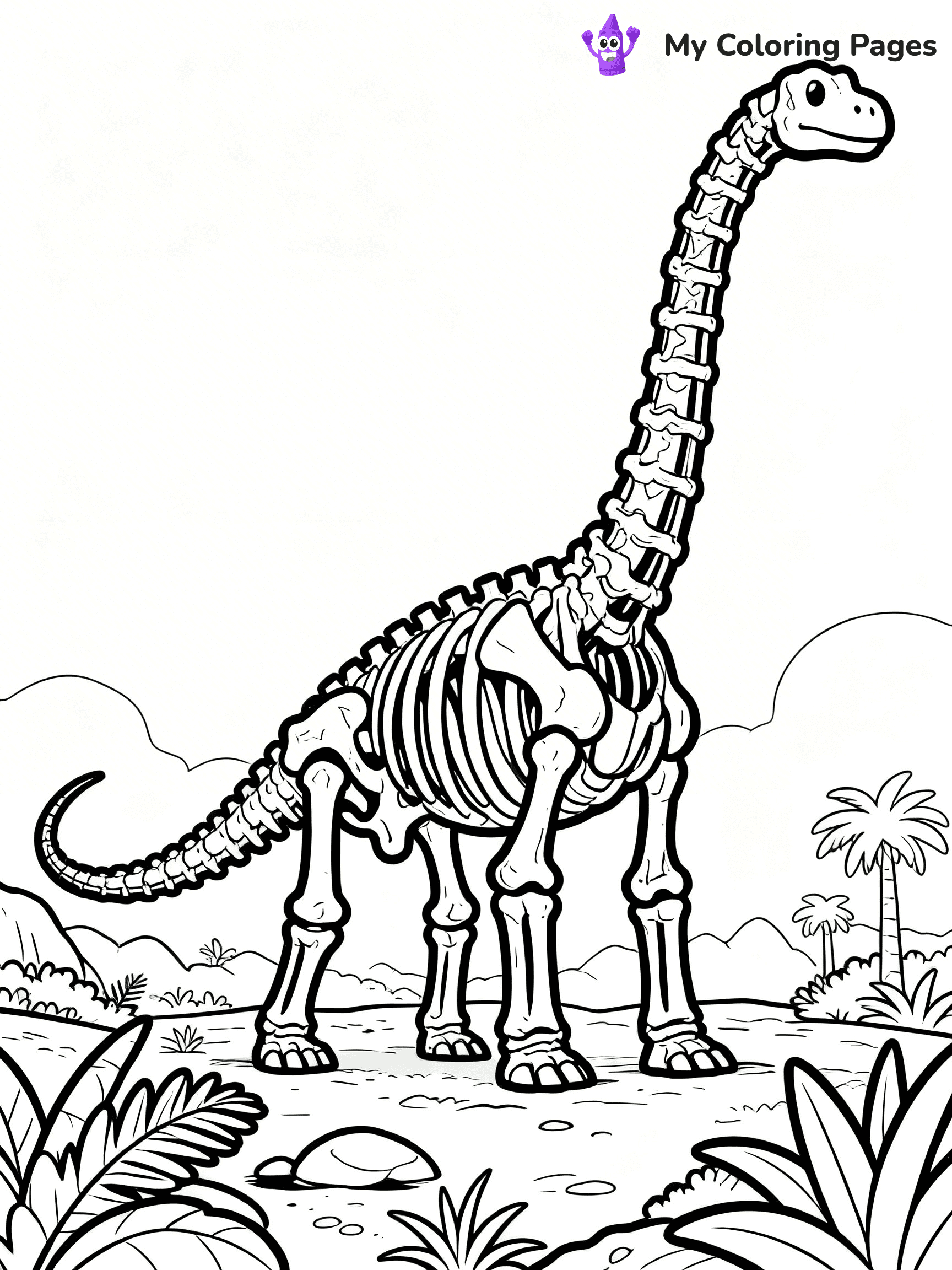 Fossil Coloring Pages - 2