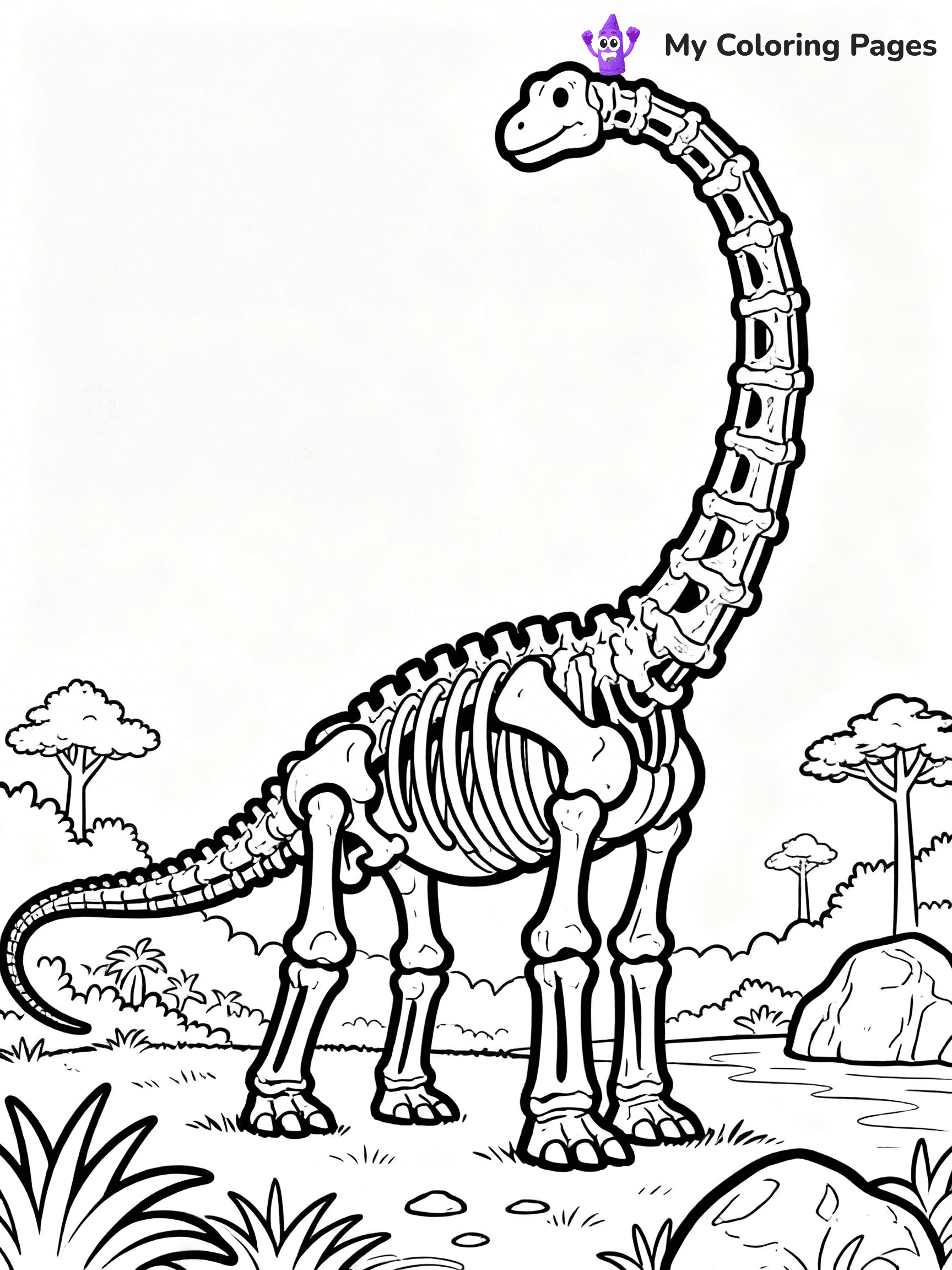 Fossil Coloring Pages - 1