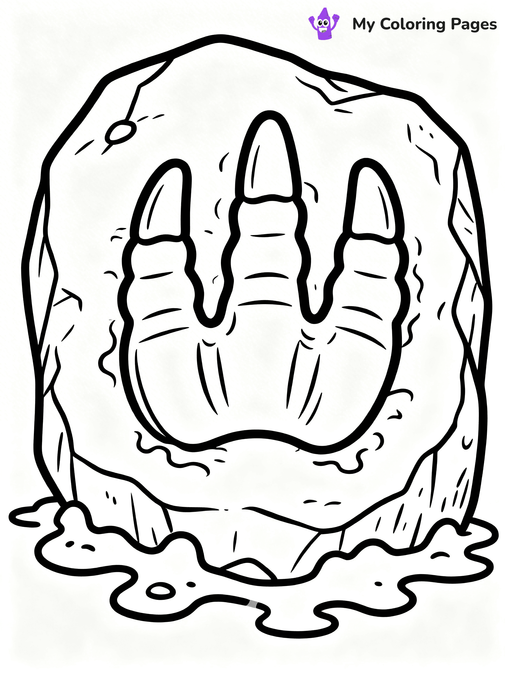 Fossil Coloring Pages - 2
