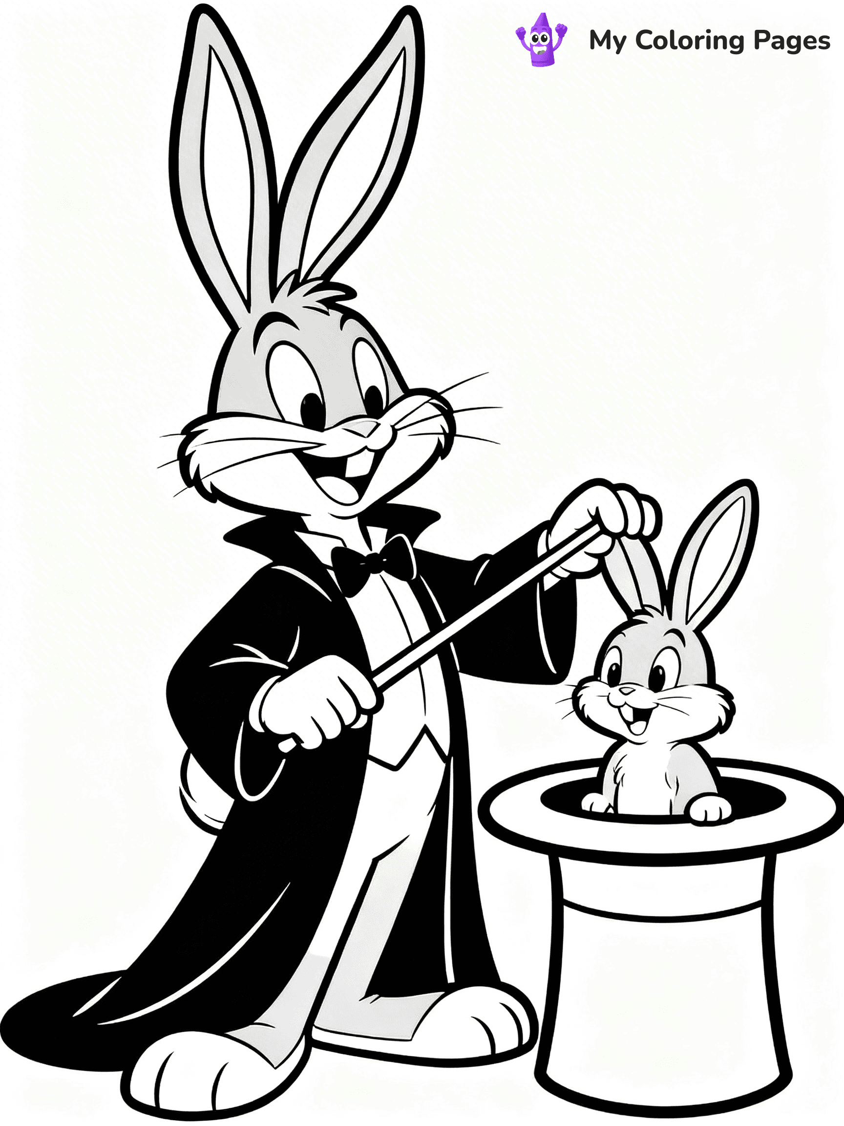 Bugs Bunny Coloring Pages - 1
