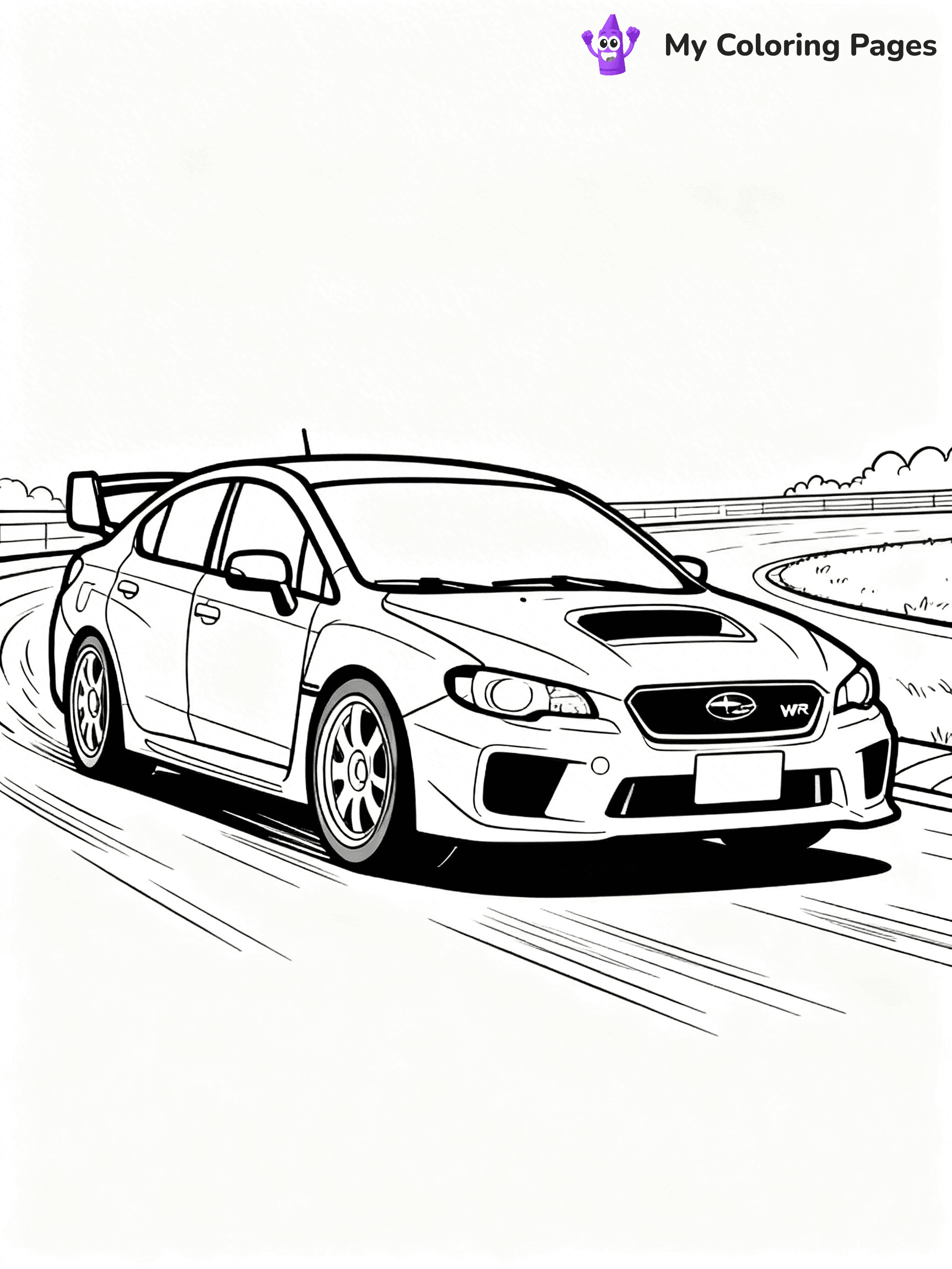 Subaru Coloring Pages - 6