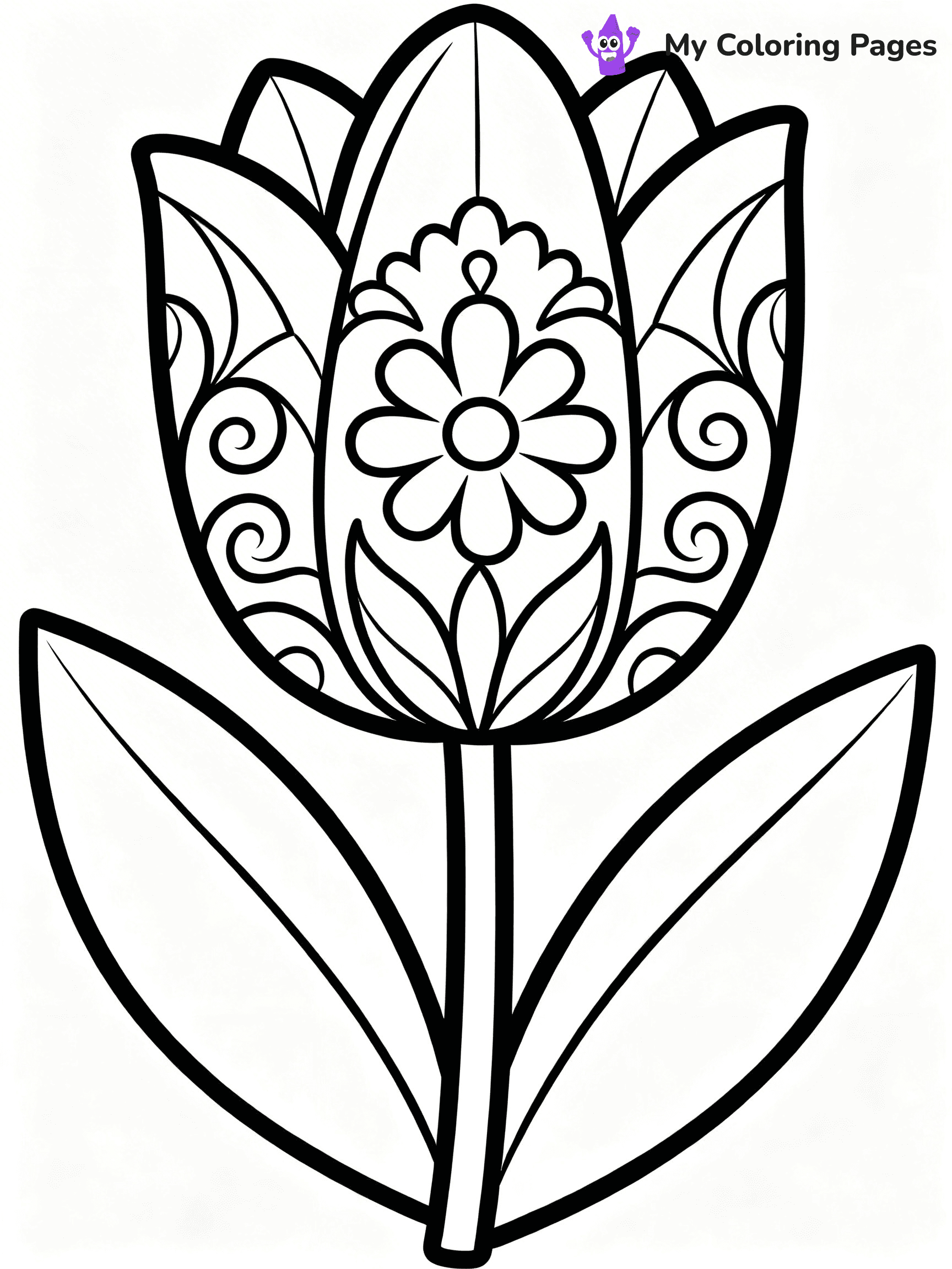 Flower Mandala Coloring Pages - 24