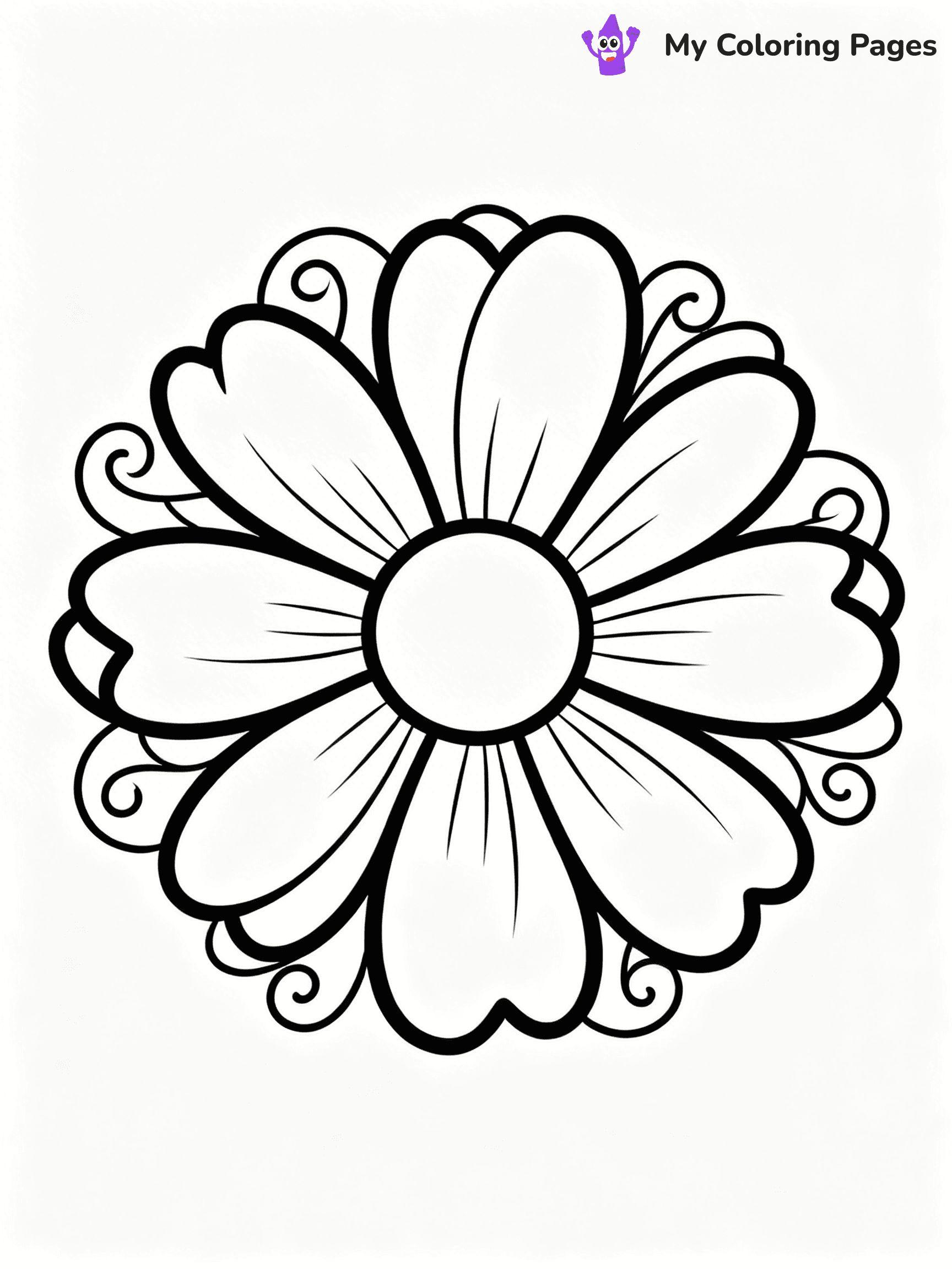 Flower Mandala Coloring Pages - 20