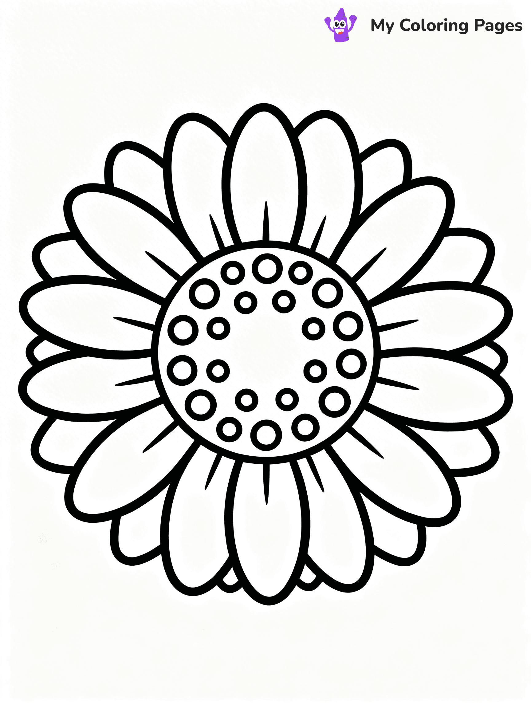 Flower Mandala Coloring Pages - 13