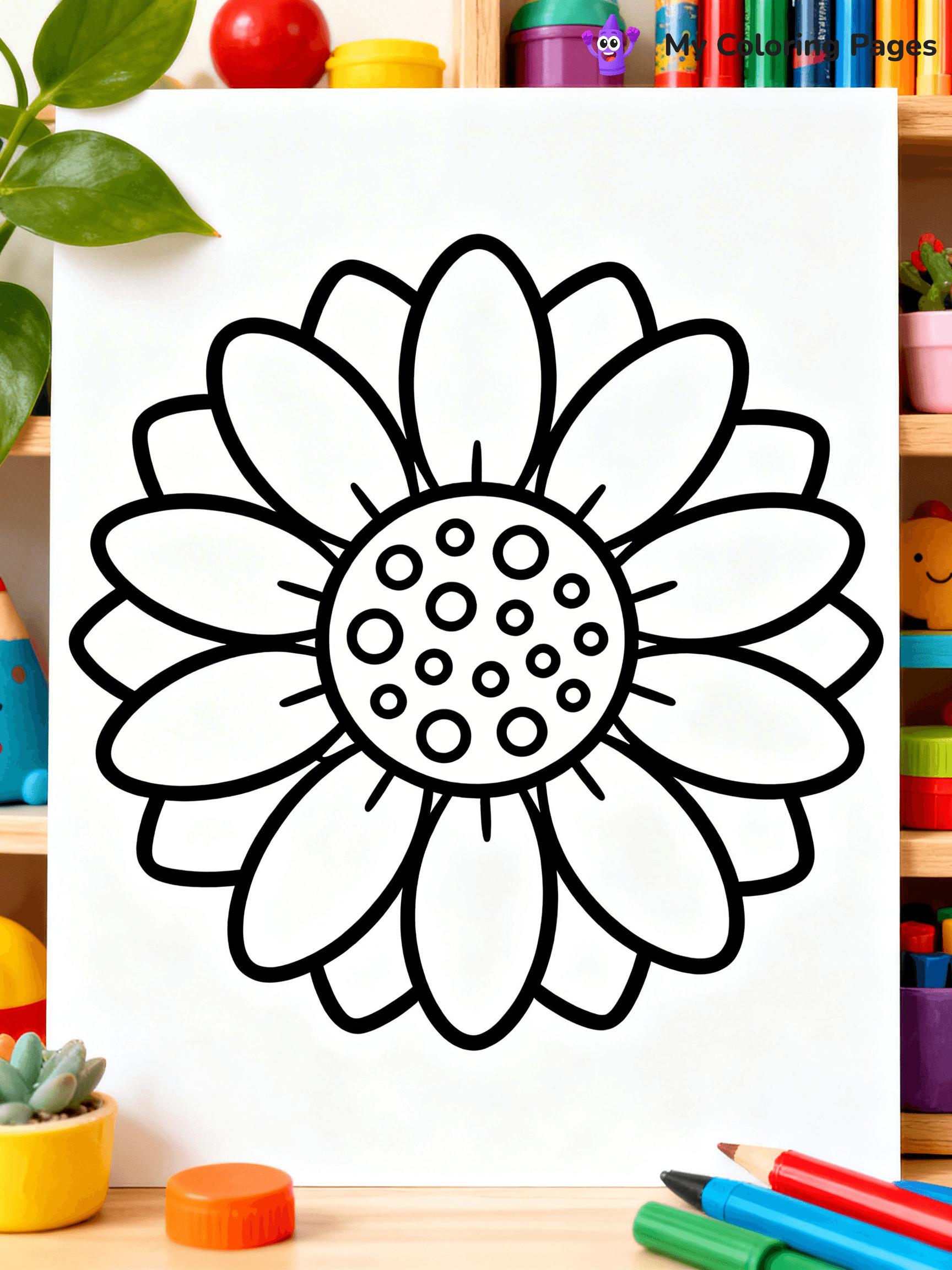Flower Mandala Coloring Pages - 12