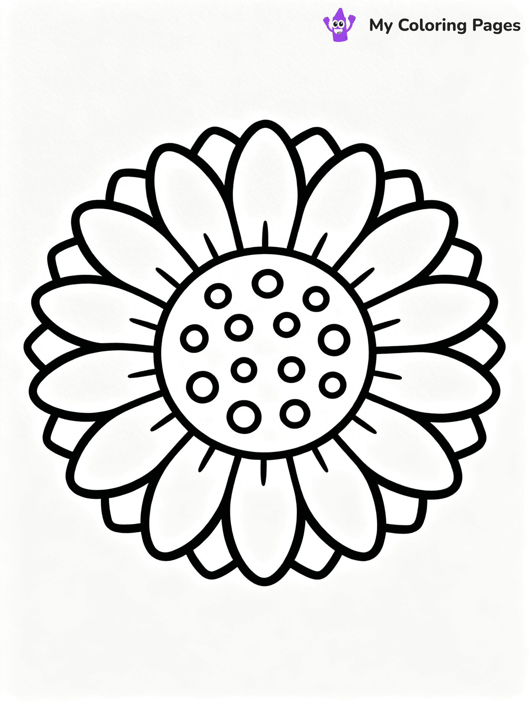 Flower Mandala Coloring Pages - 10
