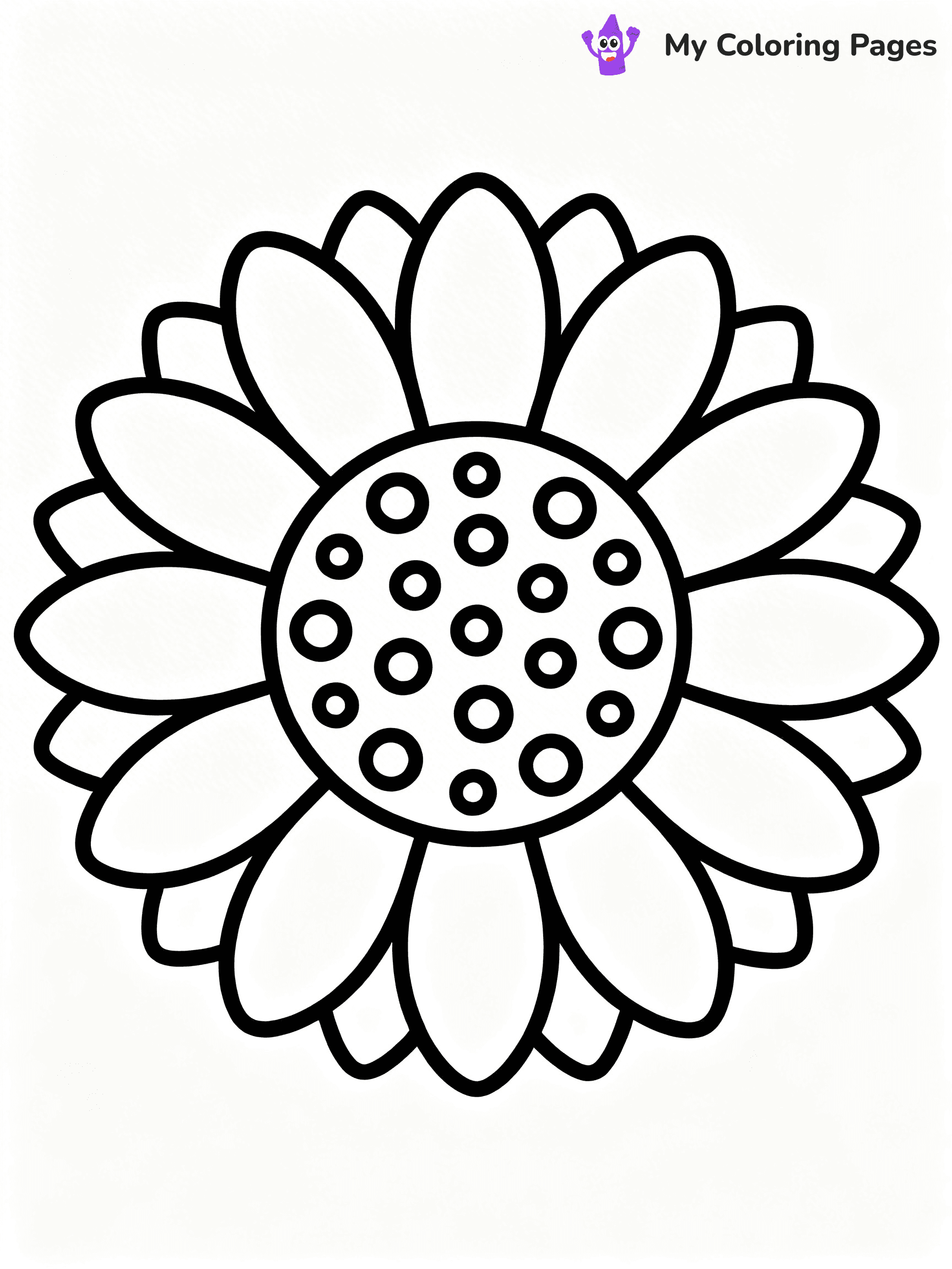 Flower Mandala Coloring Pages - 7