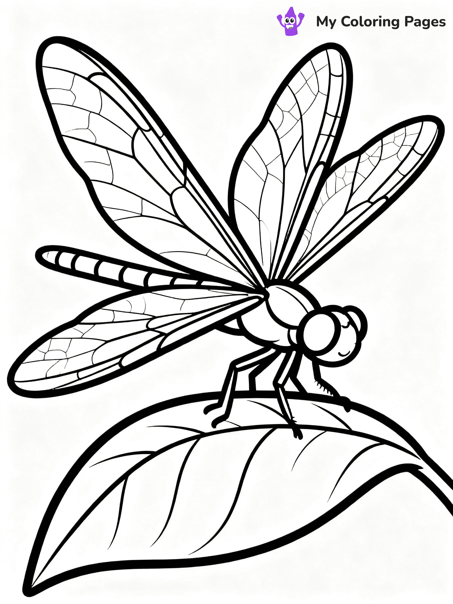 Dragonfly Coloring Pages - 27