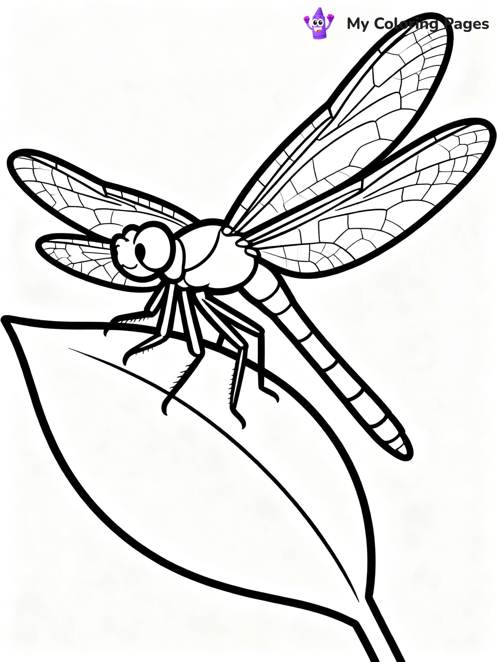 Dragonfly Coloring Pages - 24