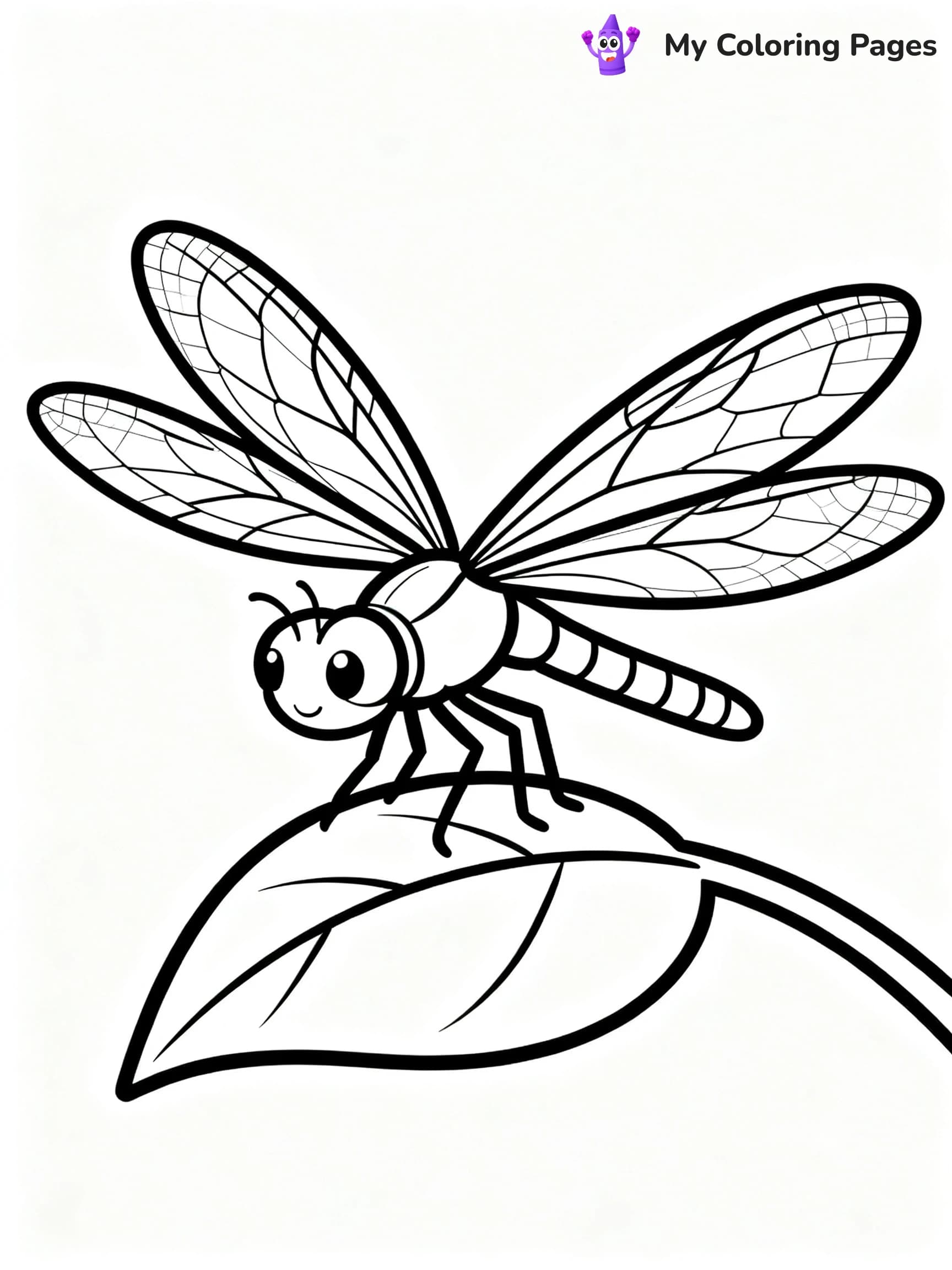 Dragonfly Coloring Pages - 23