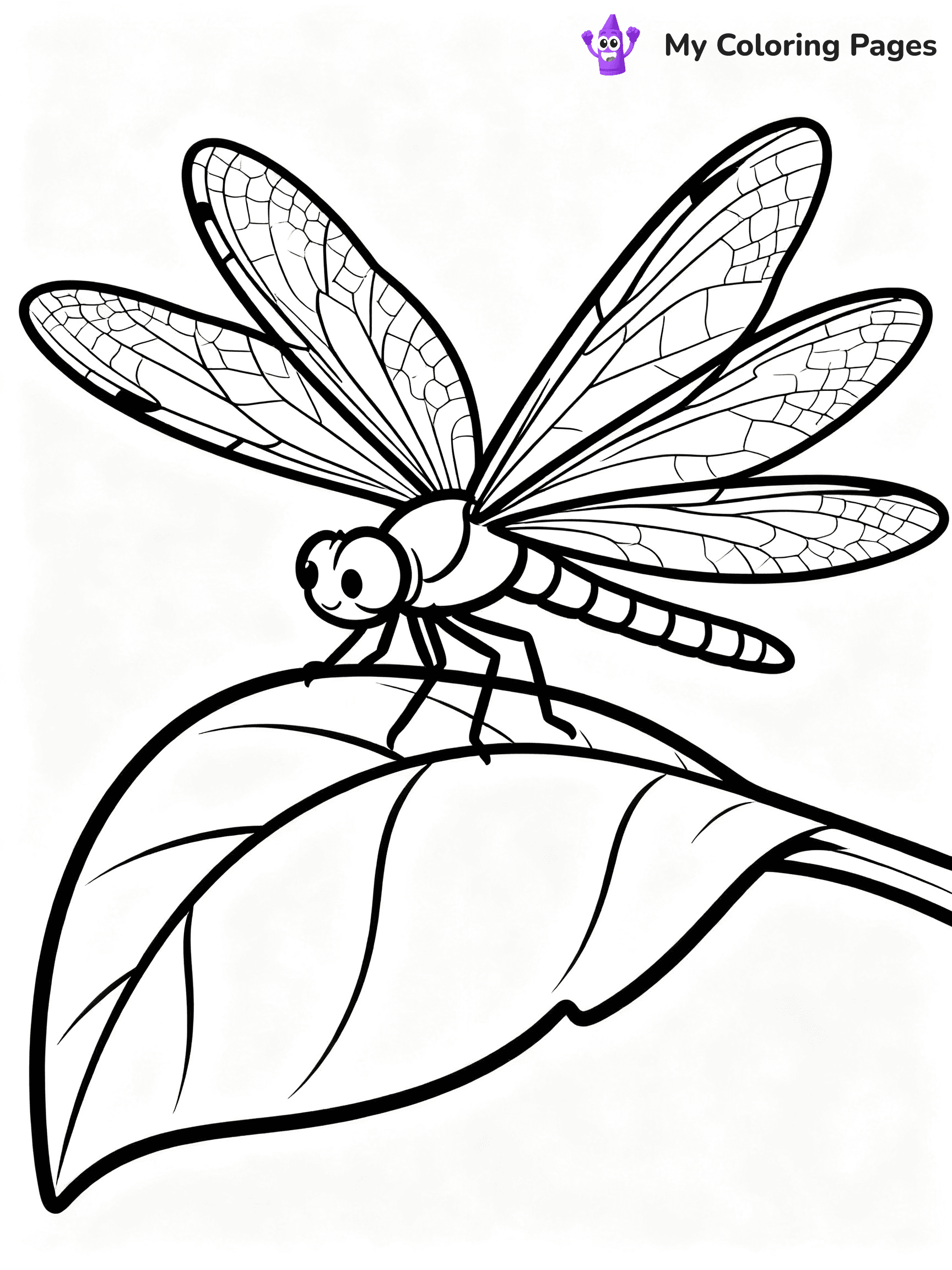 Dragonfly Coloring Pages - 22