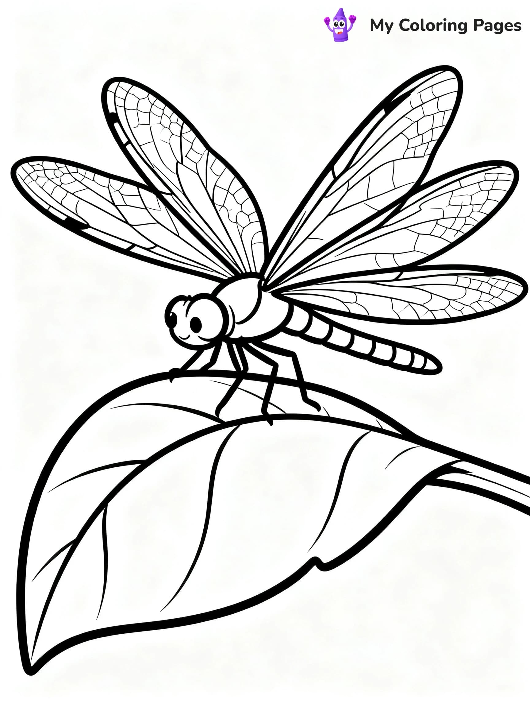 Dragonfly Coloring Pages - 22