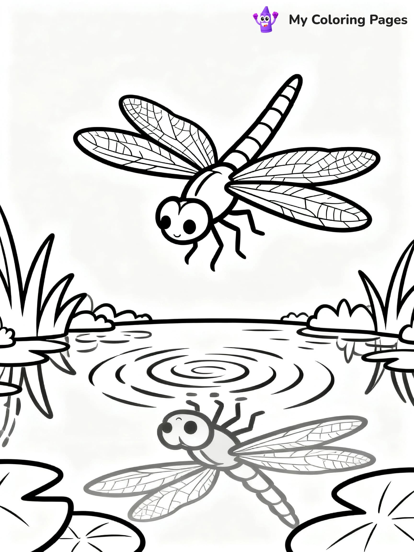Dragonfly Coloring Pages - 21