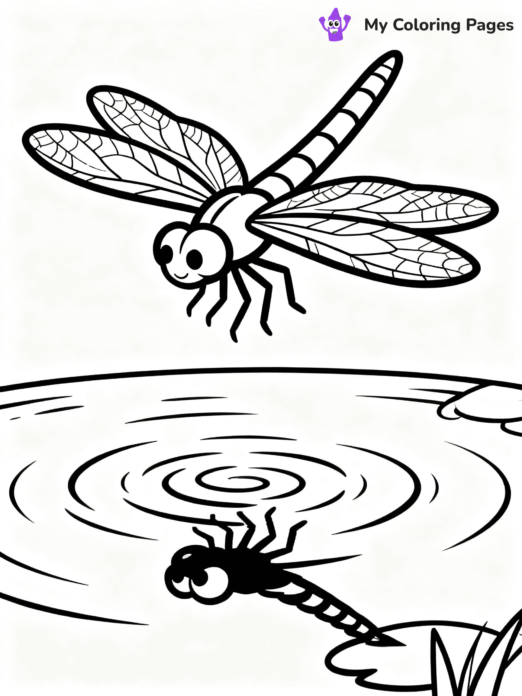 Dragonfly Coloring Pages - 20
