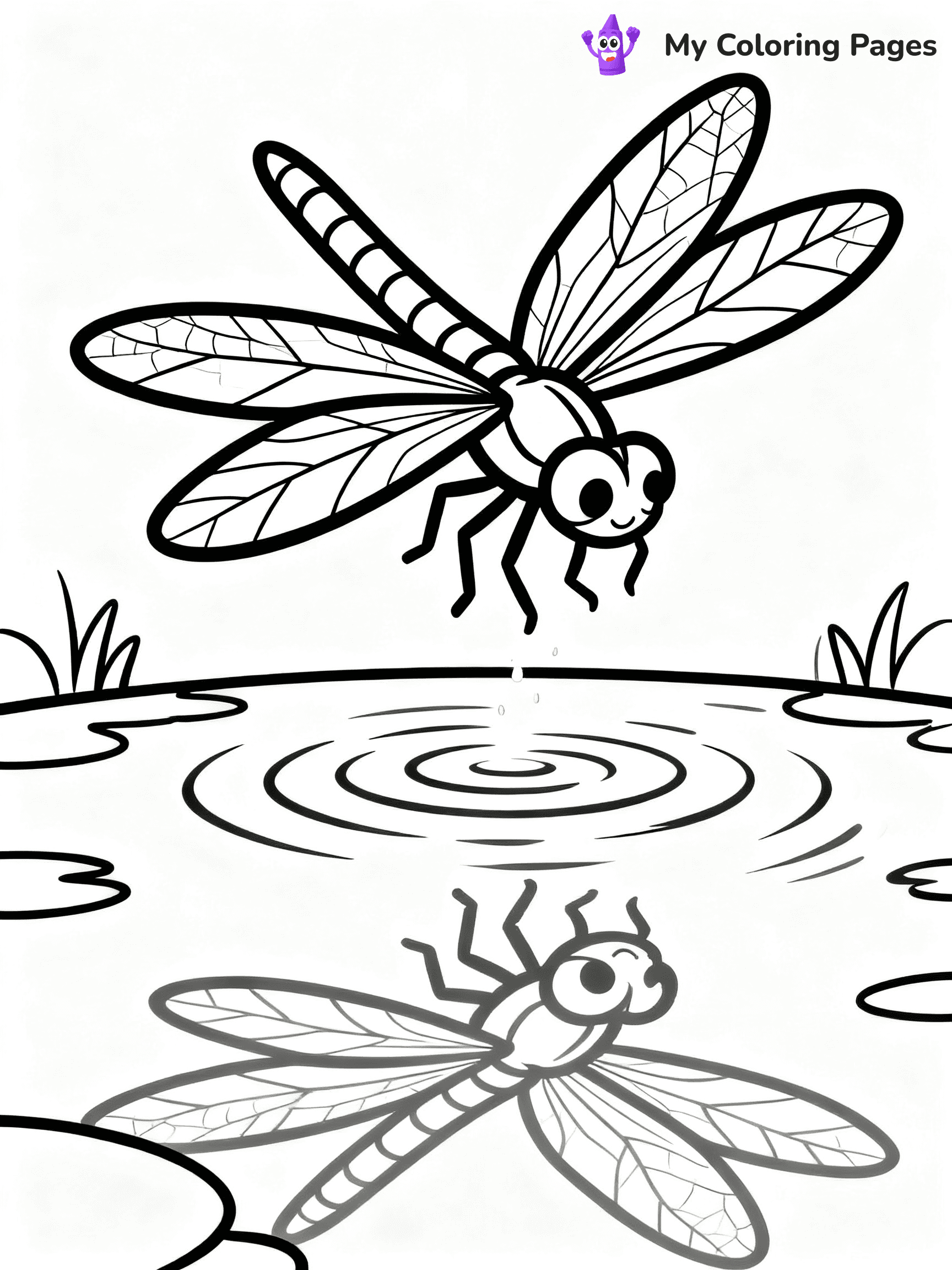 Dragonfly Coloring Pages - 18