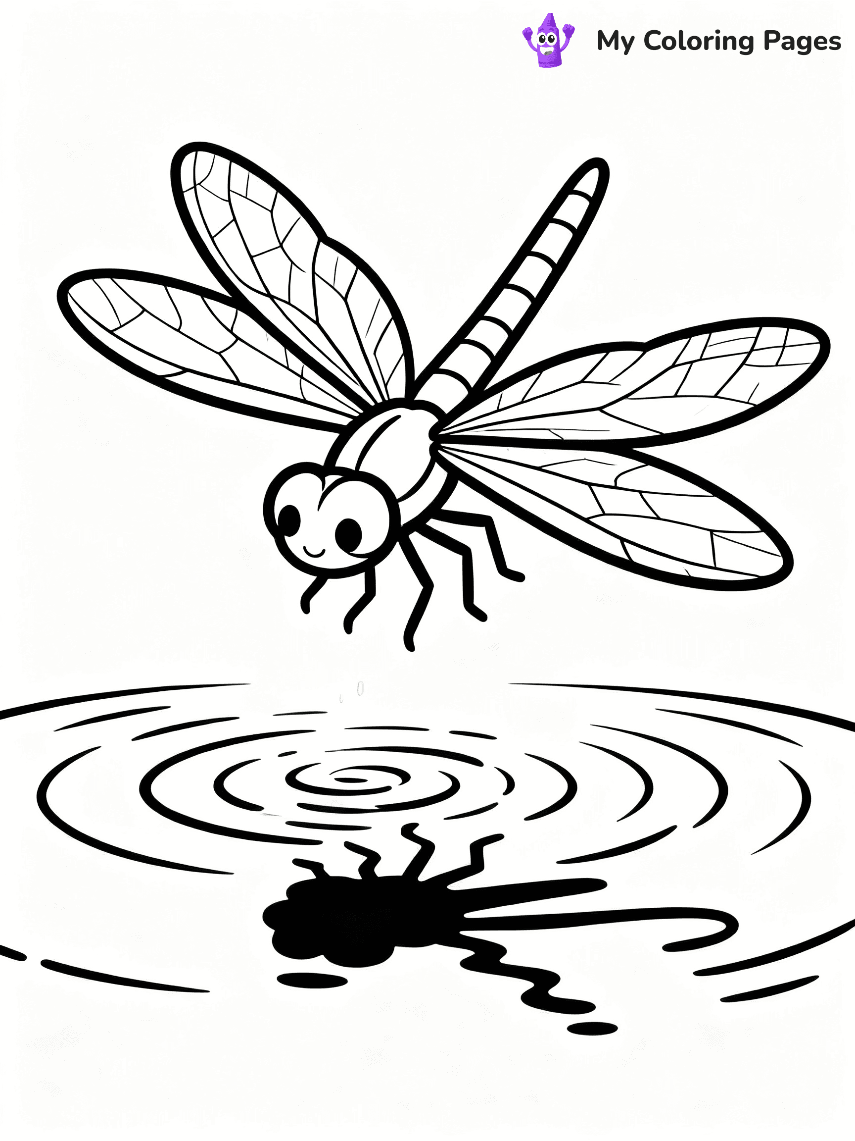 Dragonfly Coloring Pages - 17
