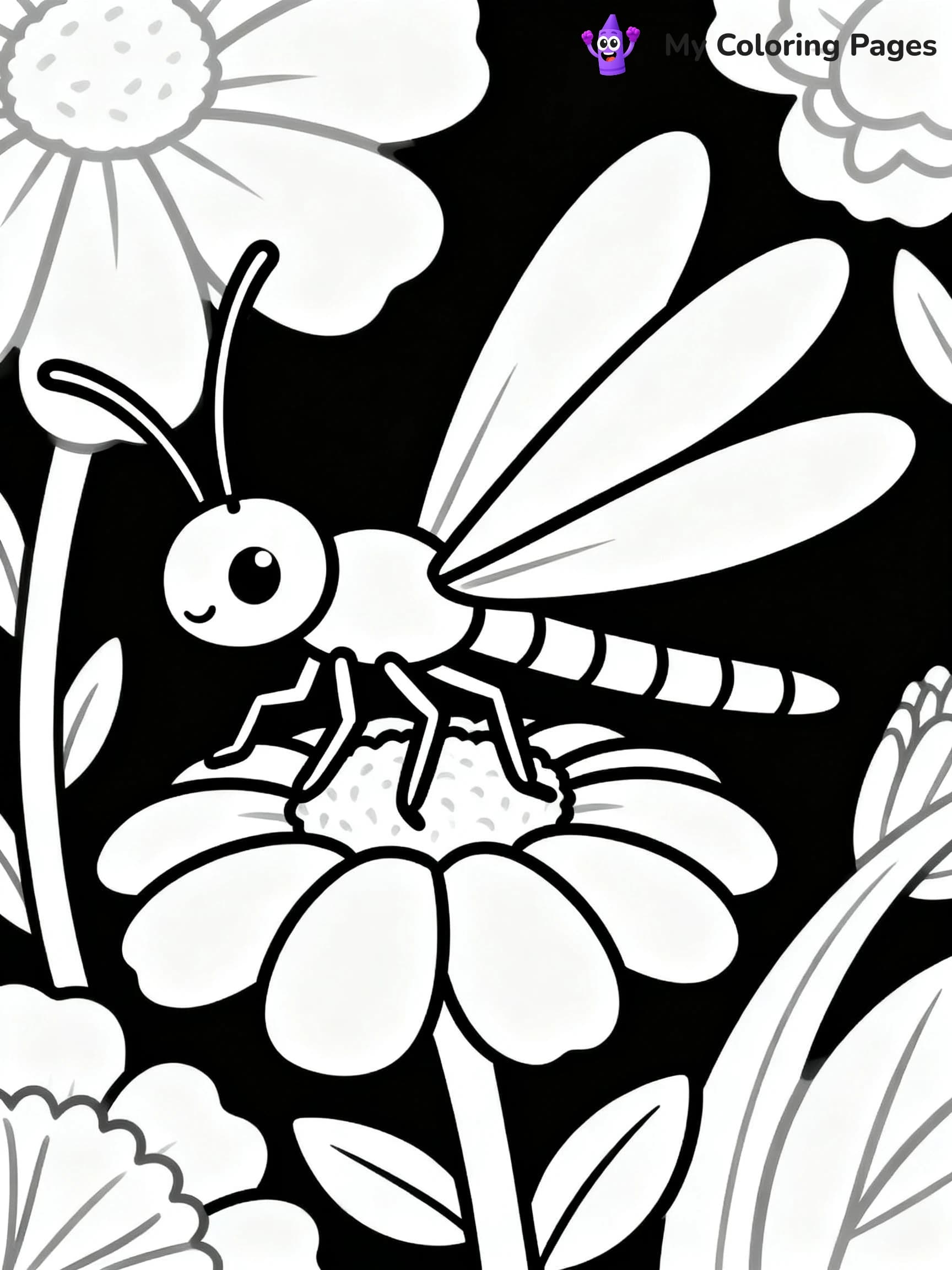 Dragonfly Coloring Pages - 10