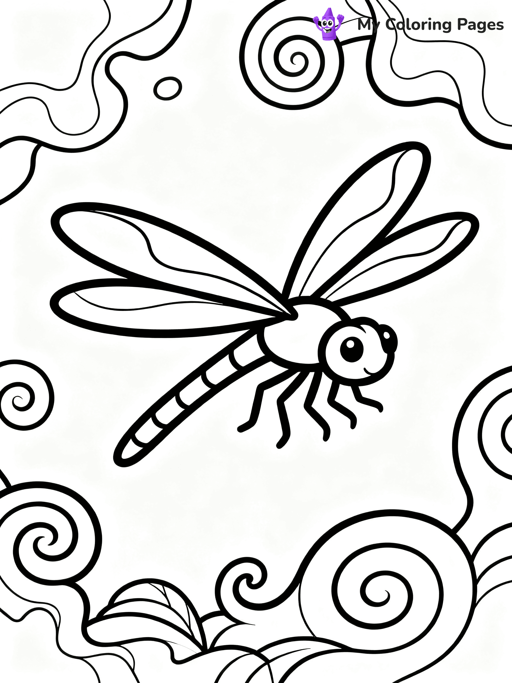 Dragonfly Coloring Pages - 5