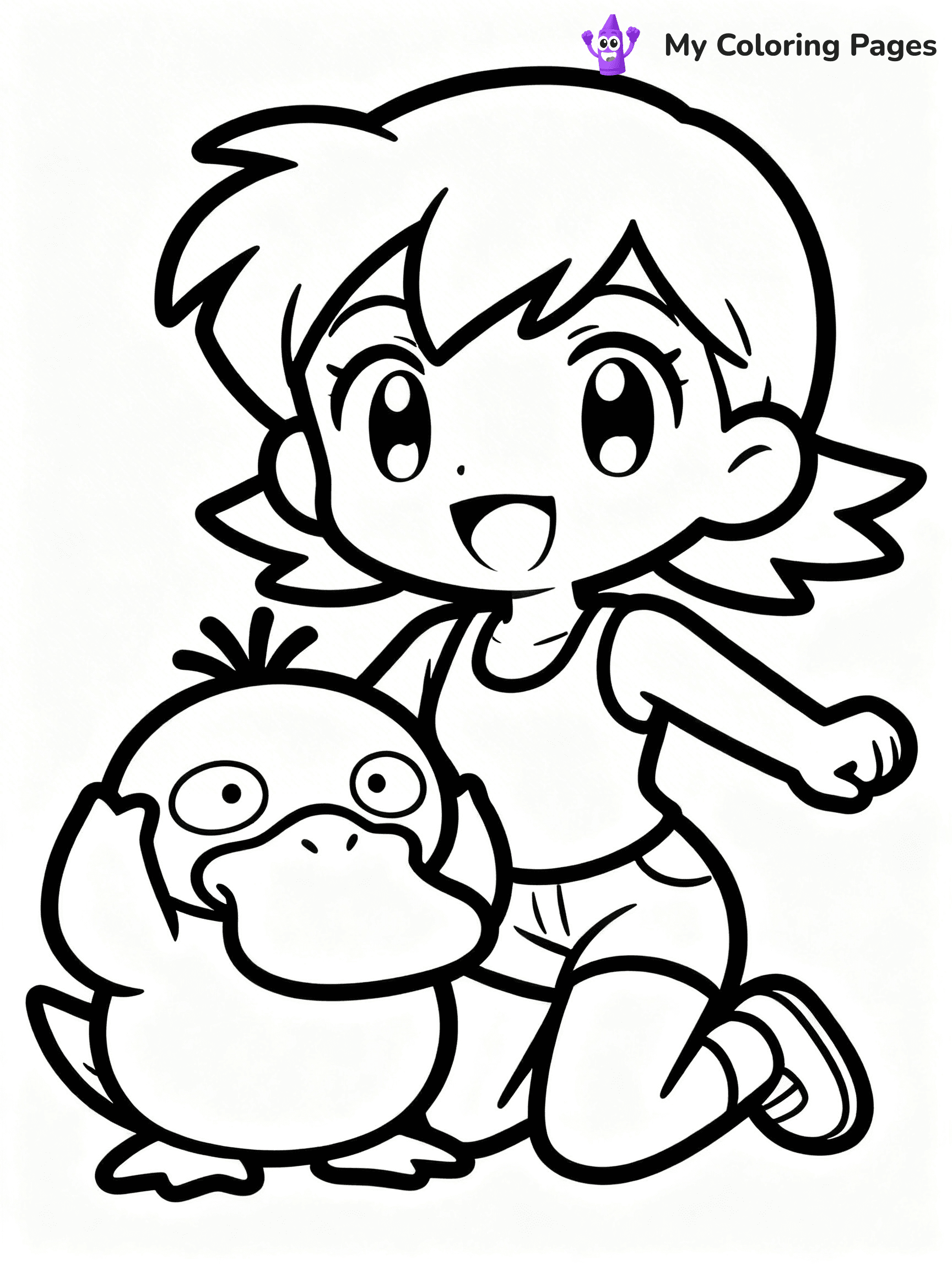 Pokemon Ash Coloring Pages - 18