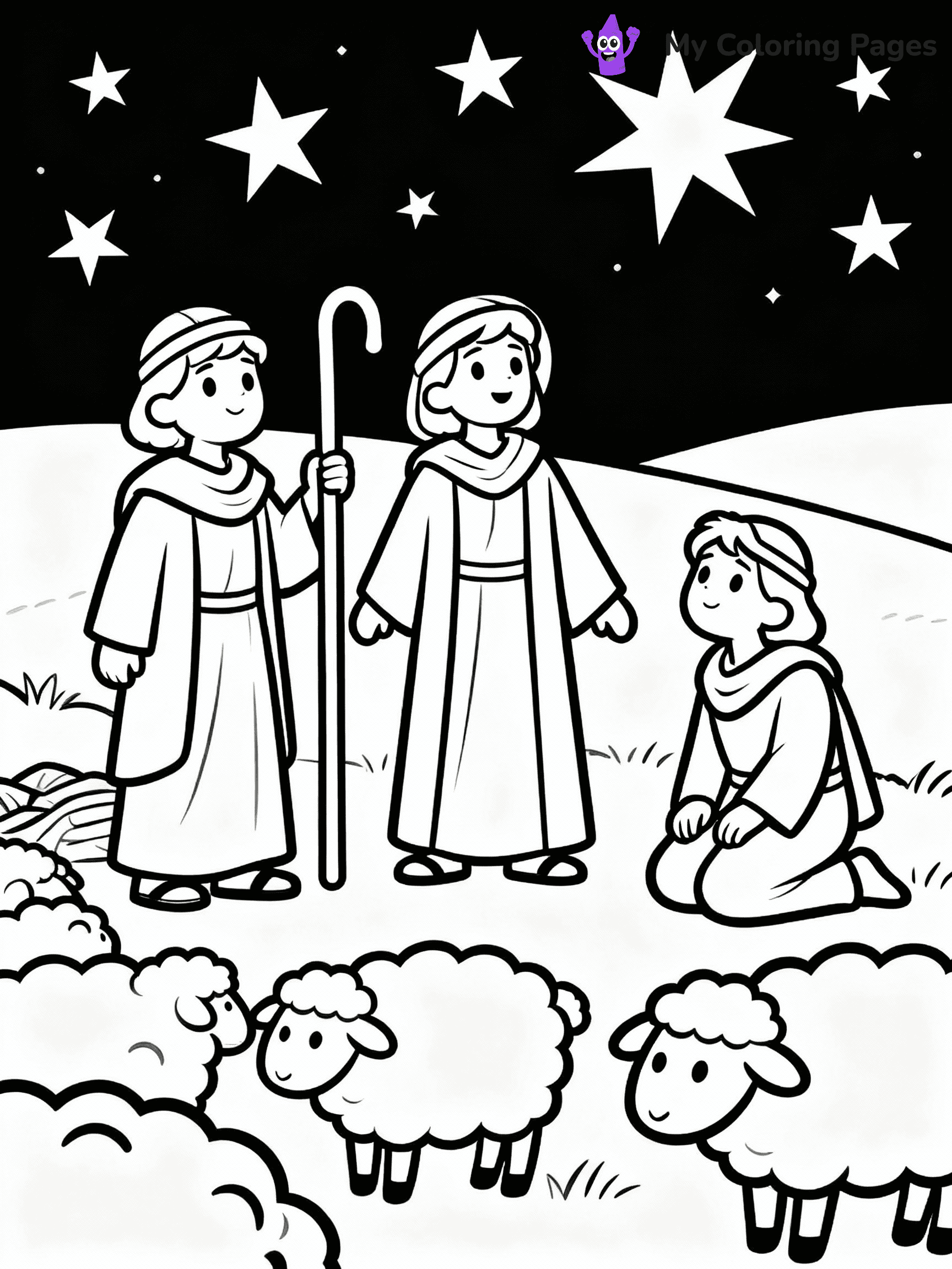 Nativity Coloring Pages - 20