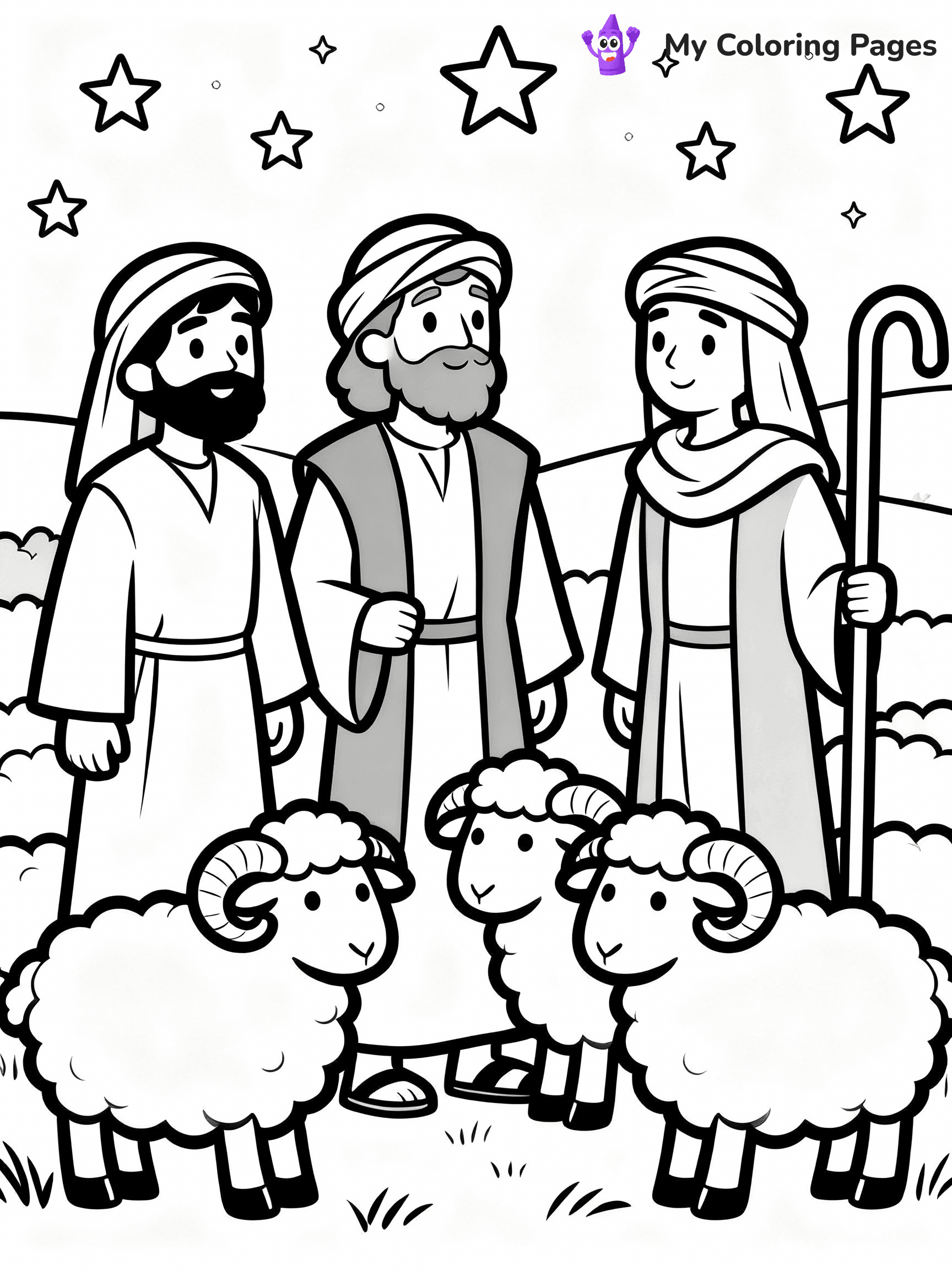 Nativity Coloring Pages - 19