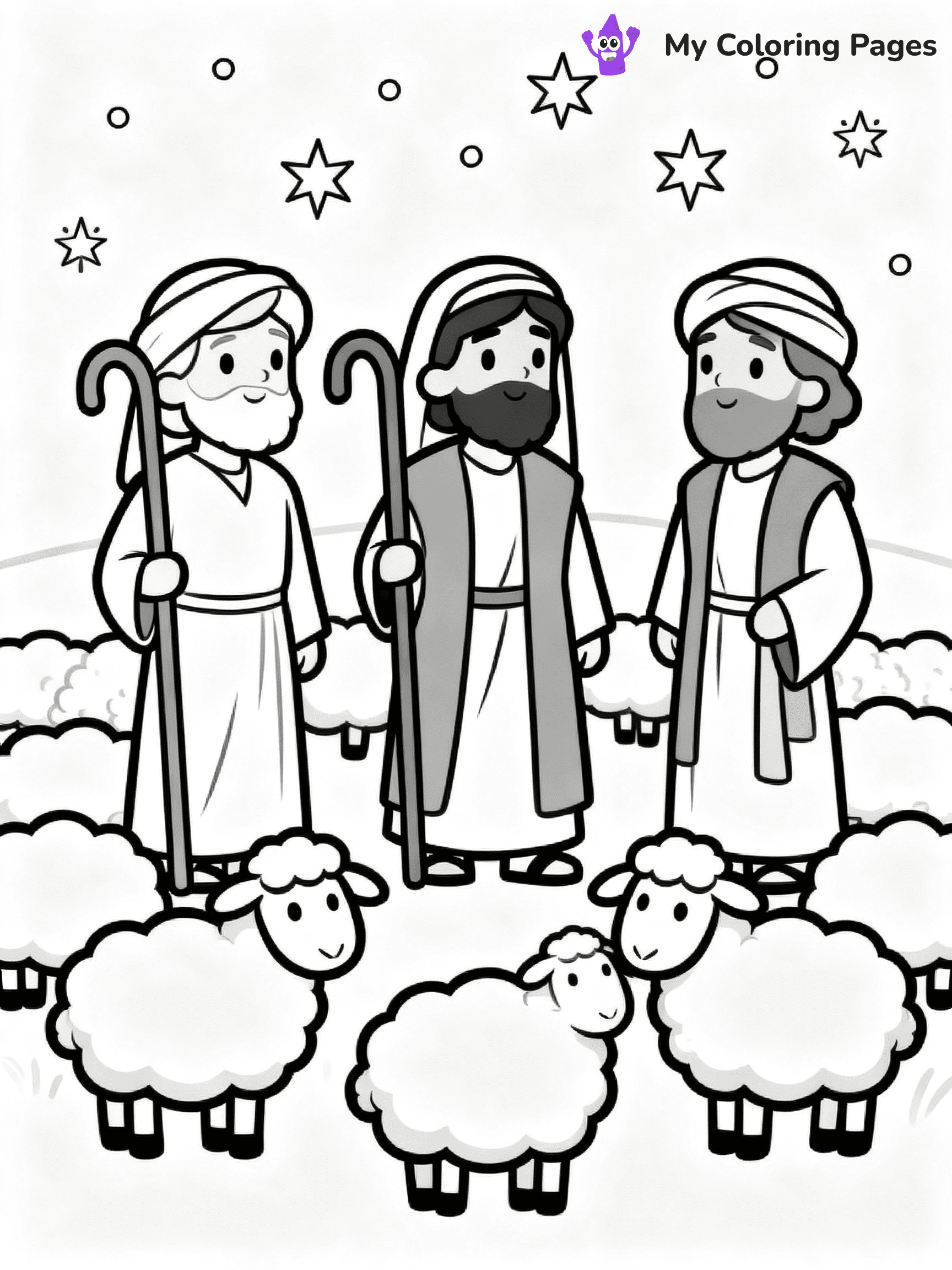 Nativity Coloring Pages - 18