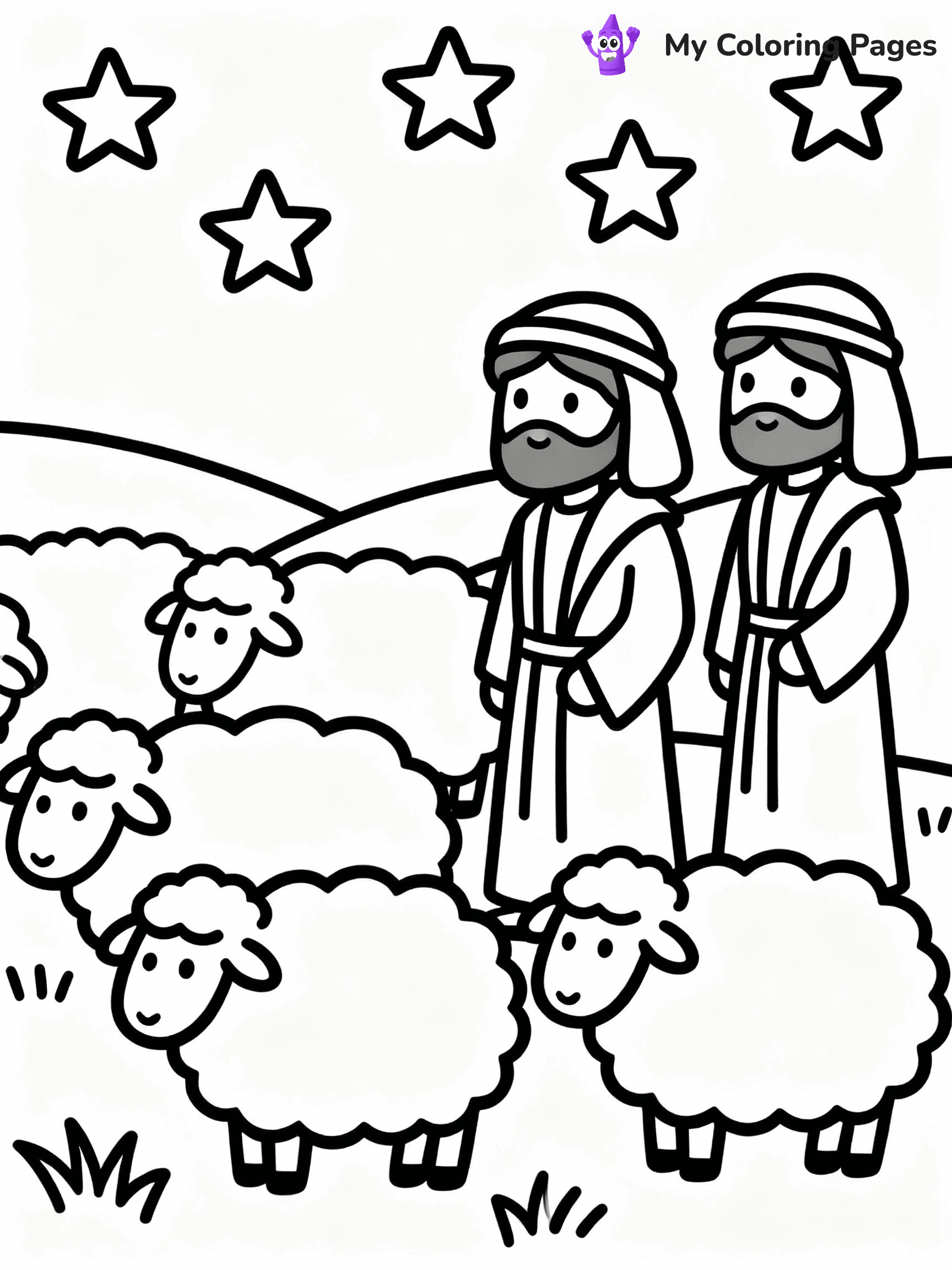 Nativity Coloring Pages - 17