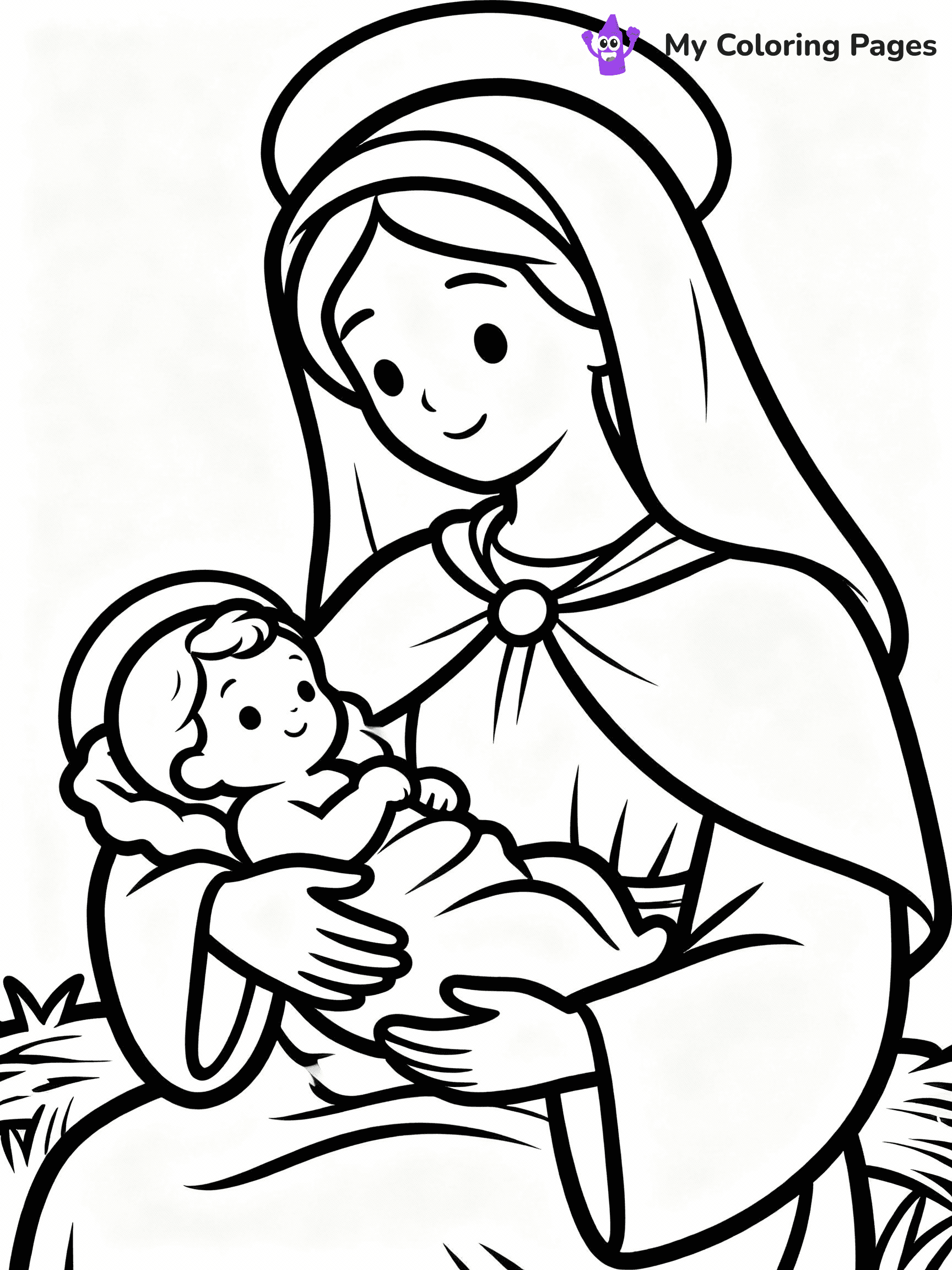 Nativity Coloring Pages - 13