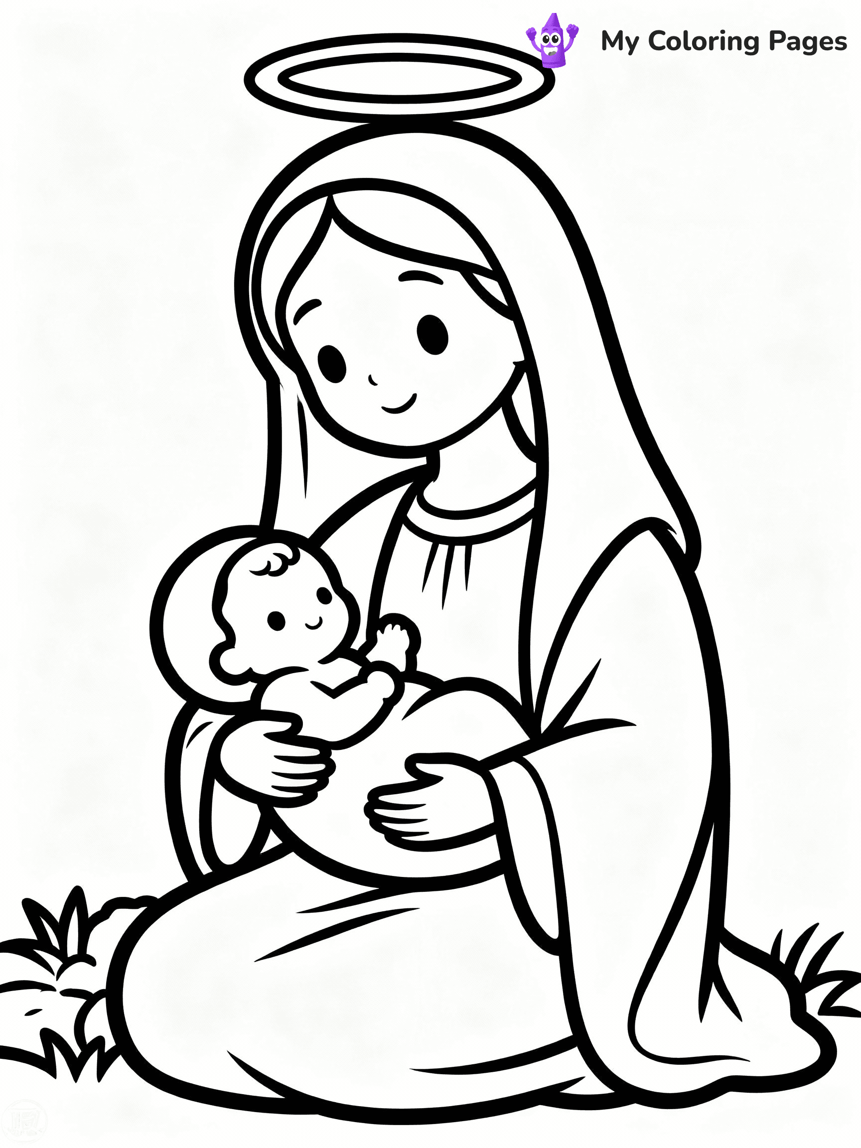 Nativity Coloring Pages - 12