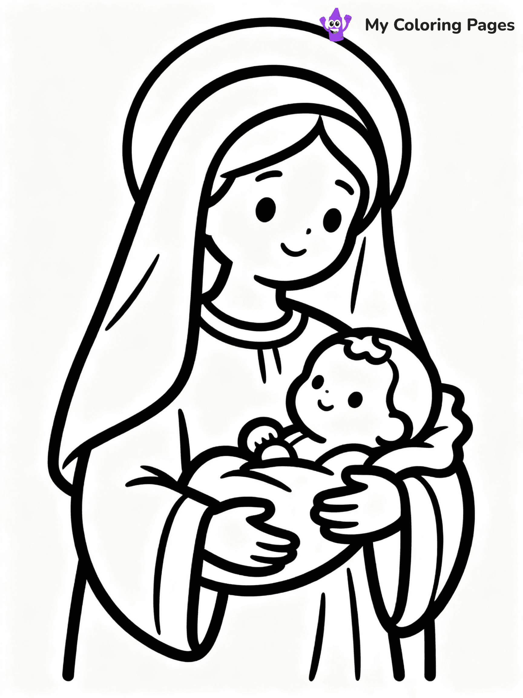 Nativity Coloring Pages - 11