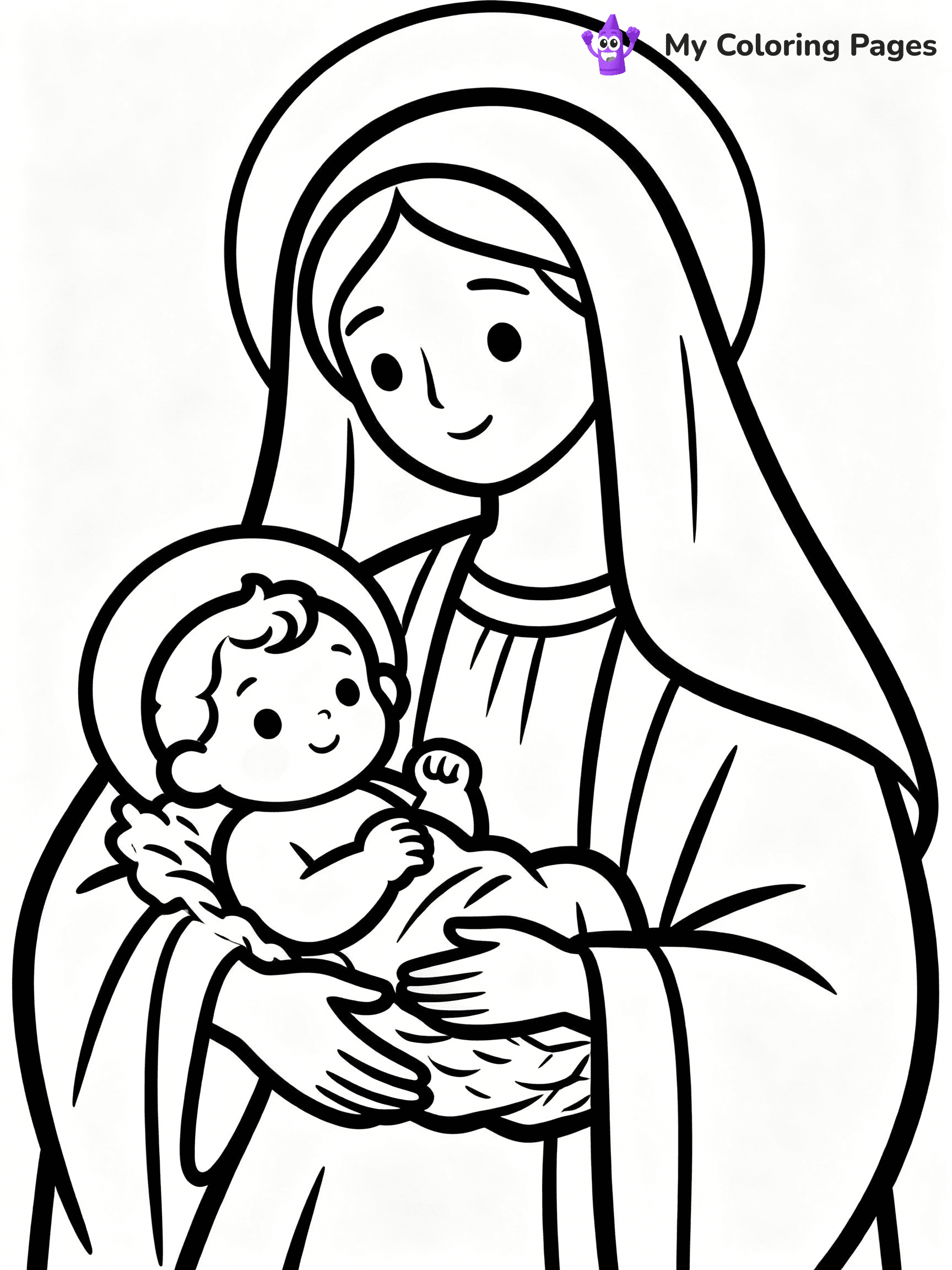 Nativity Coloring Pages - 10
