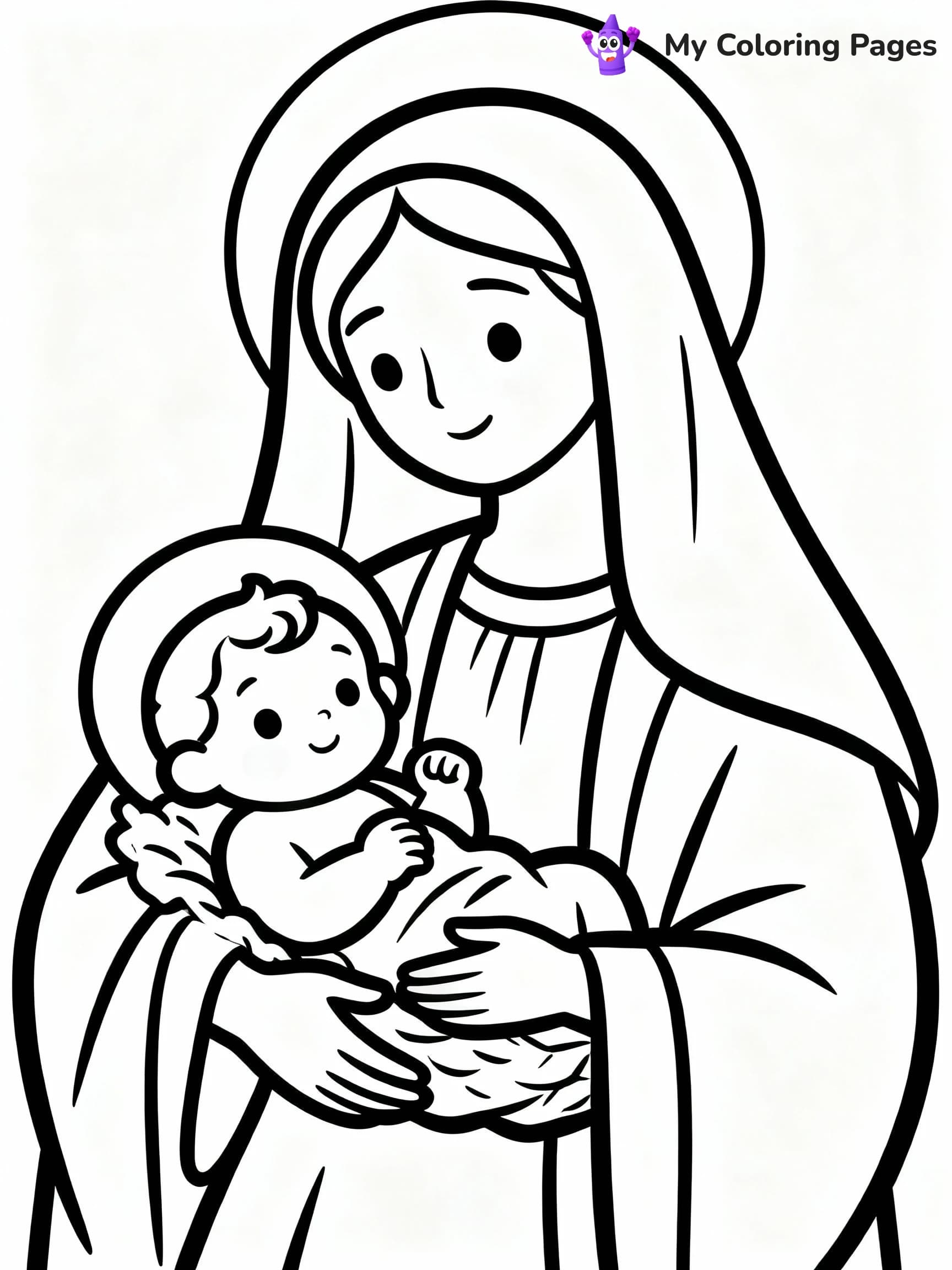 Nativity Coloring Pages - 10