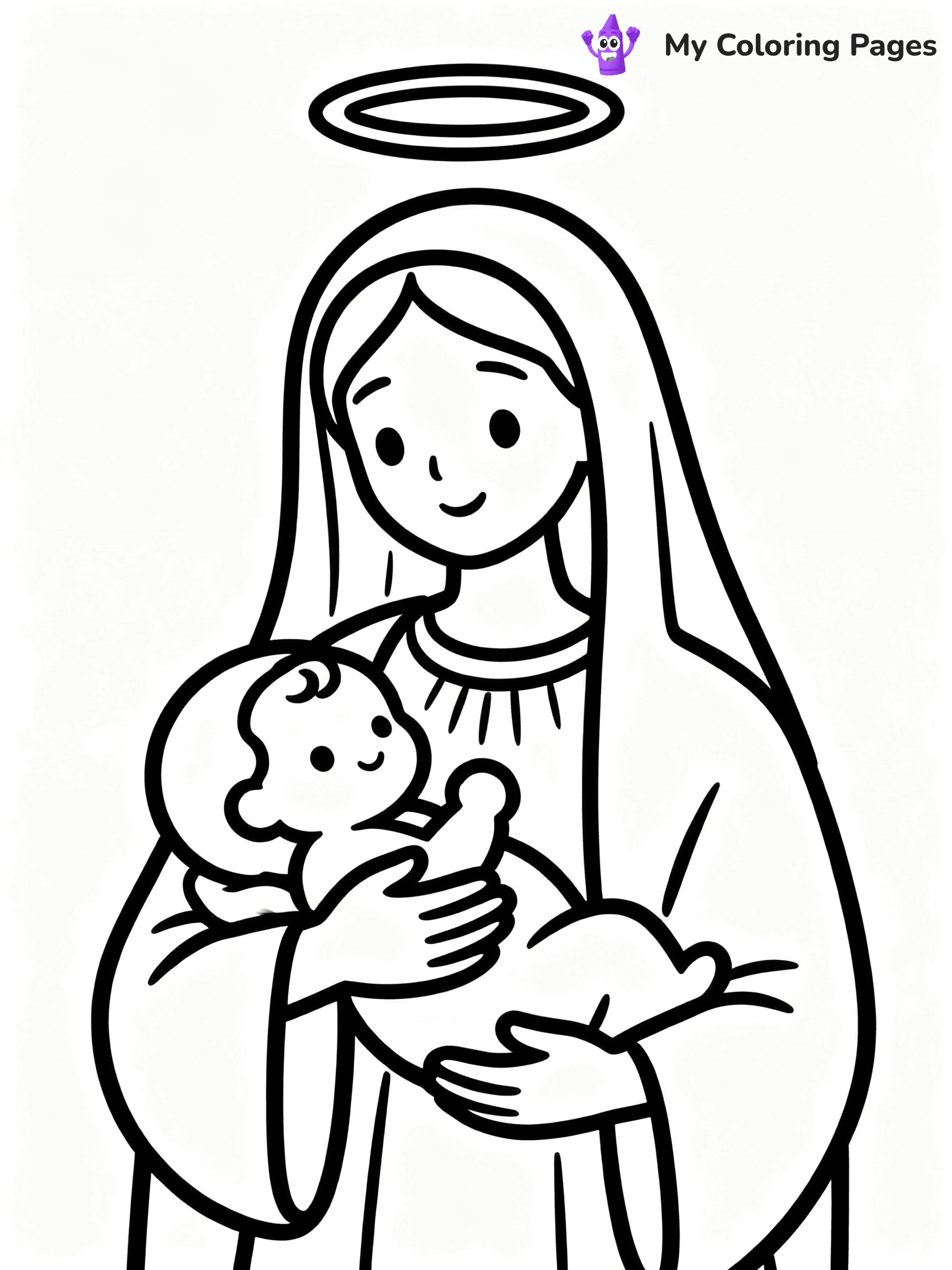 Nativity Coloring Pages - 9