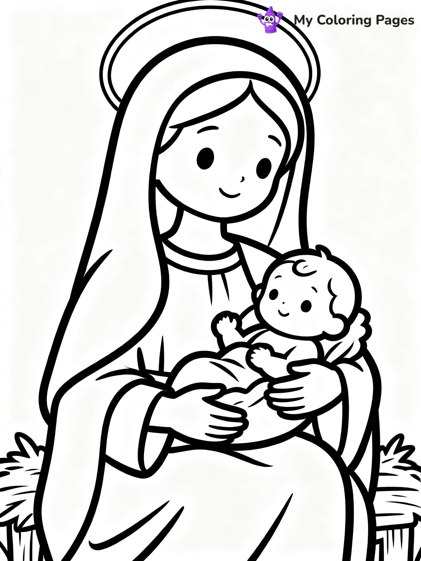 Nativity Coloring Pages - 8
