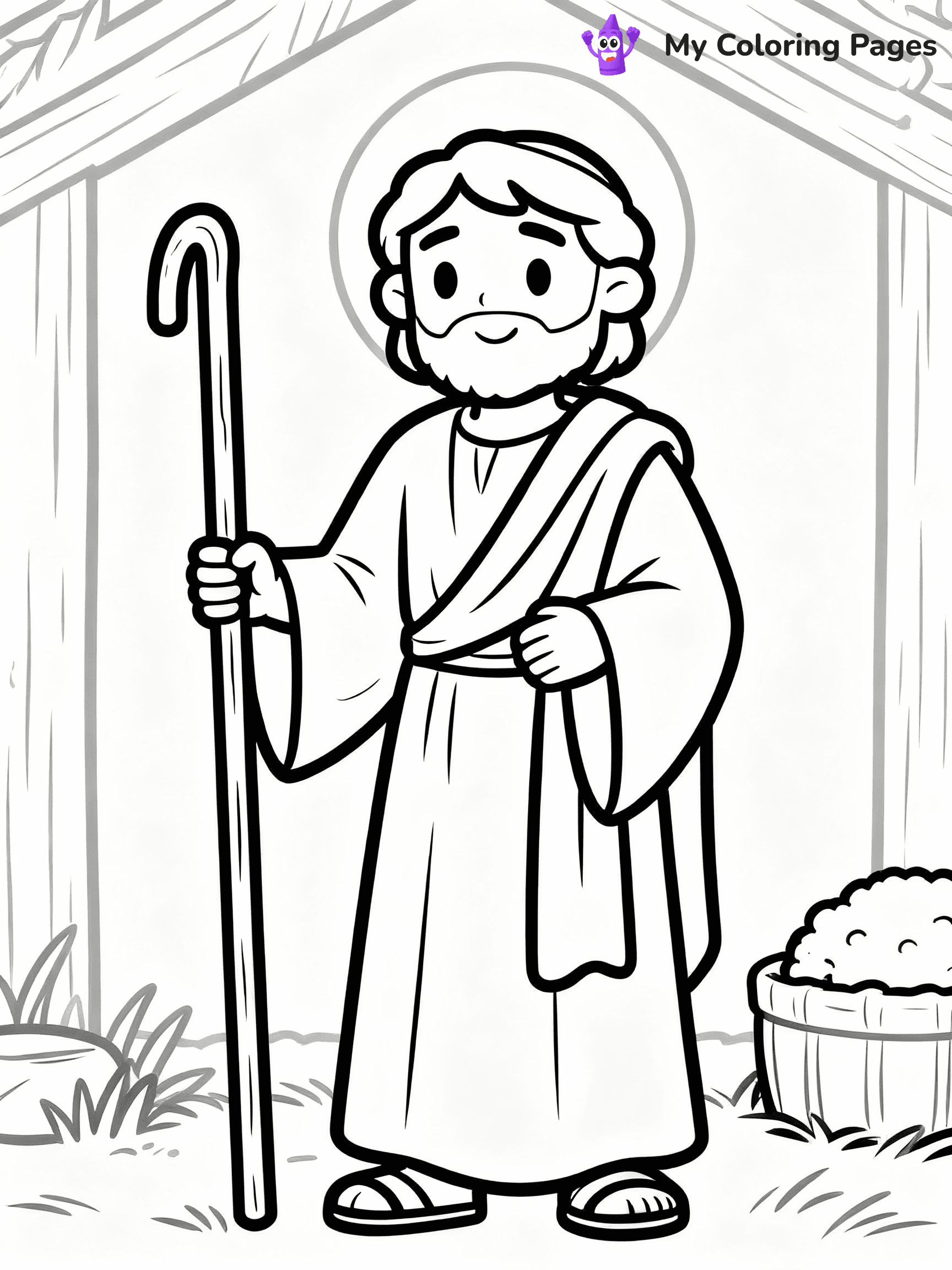 Nativity Coloring Pages - 6