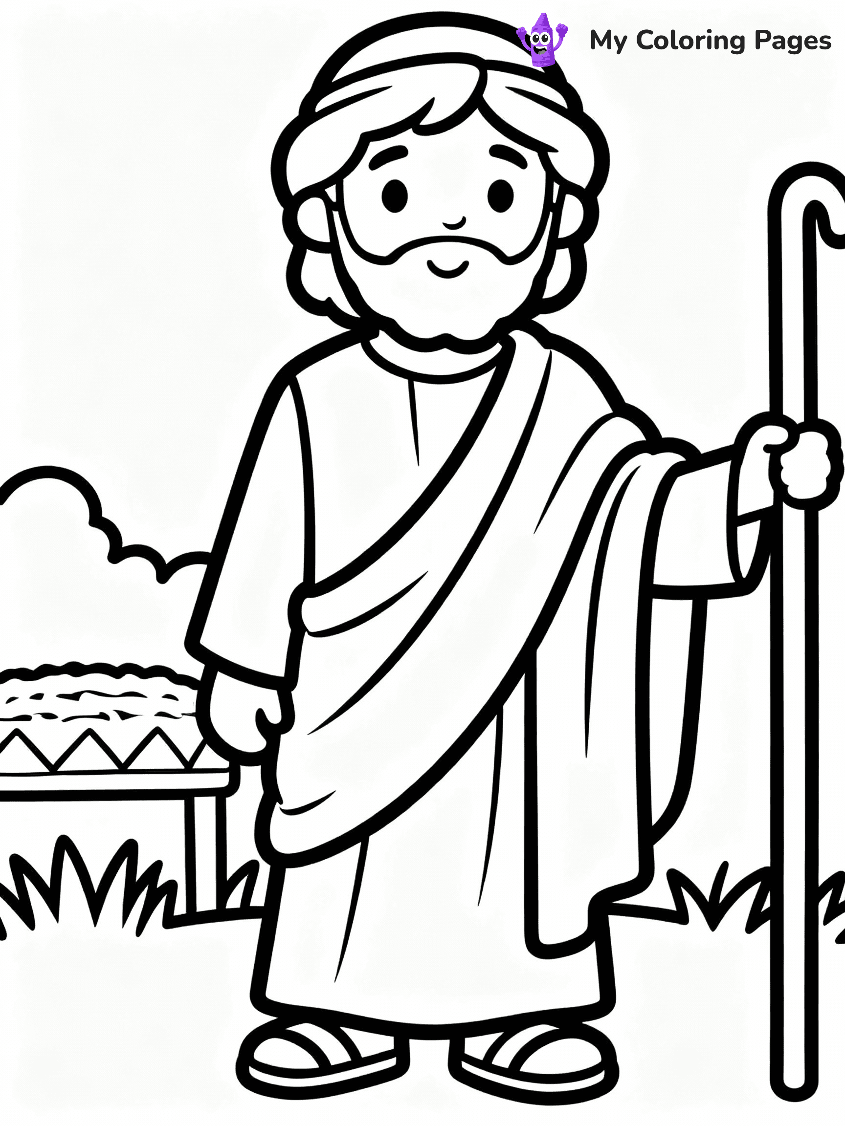 Nativity Coloring Pages - 3