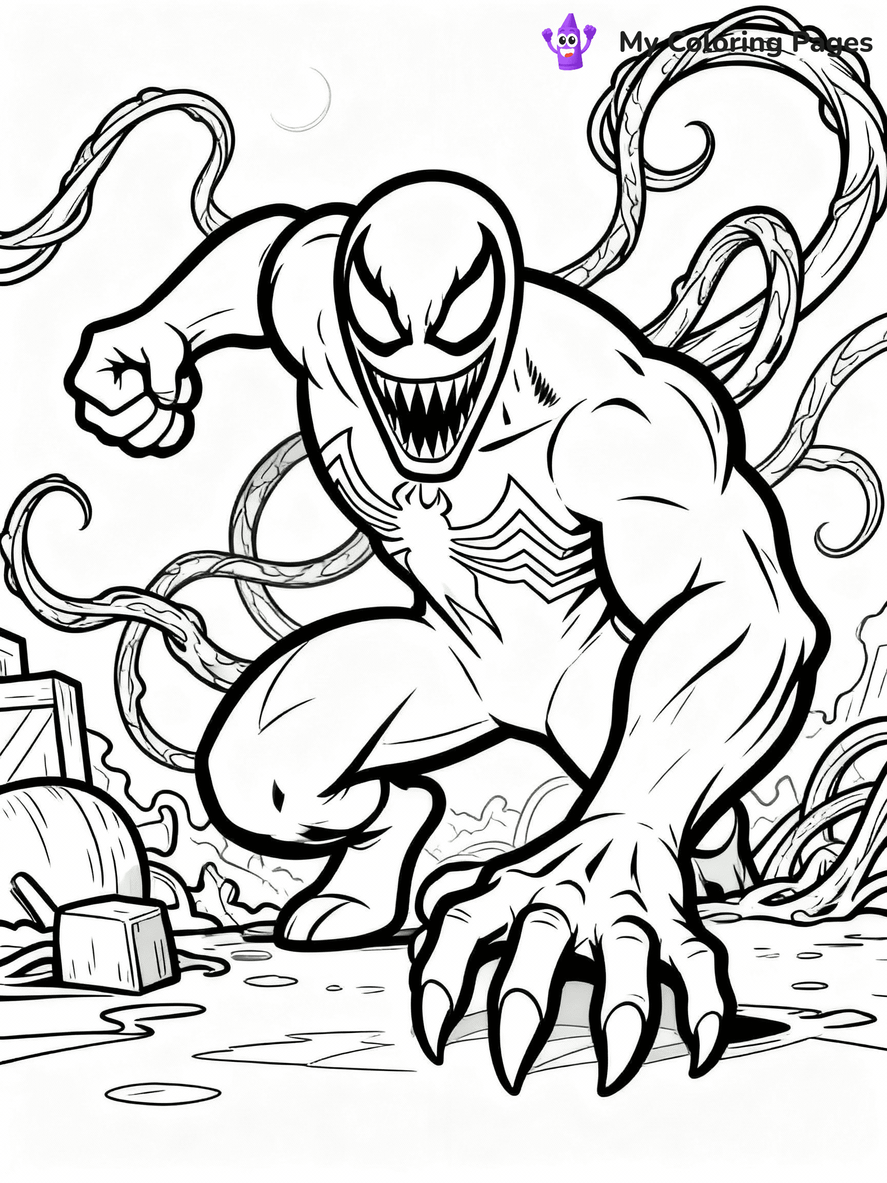 Carnage Coloring Pages - 12