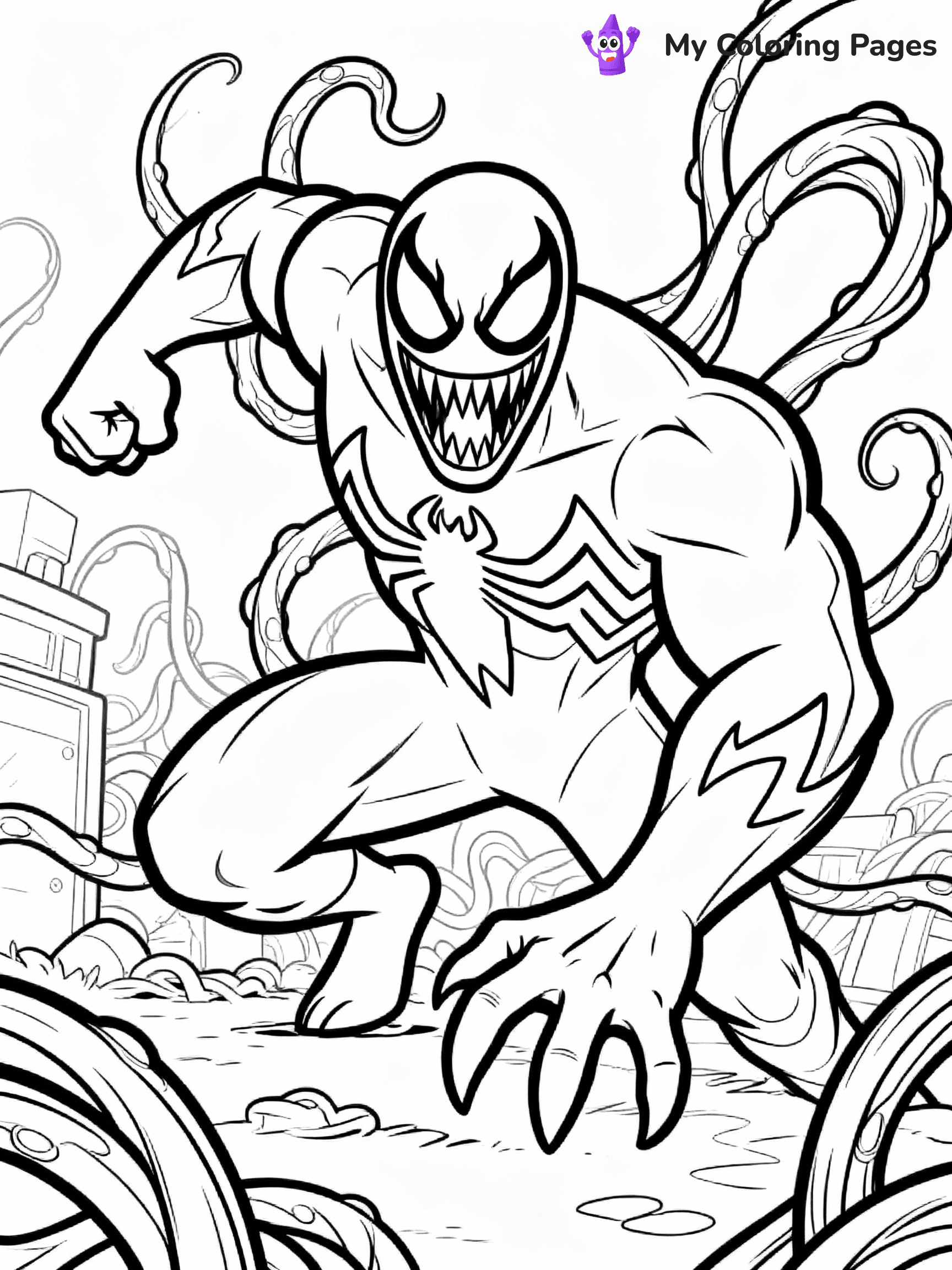 Carnage Coloring Pages - 9