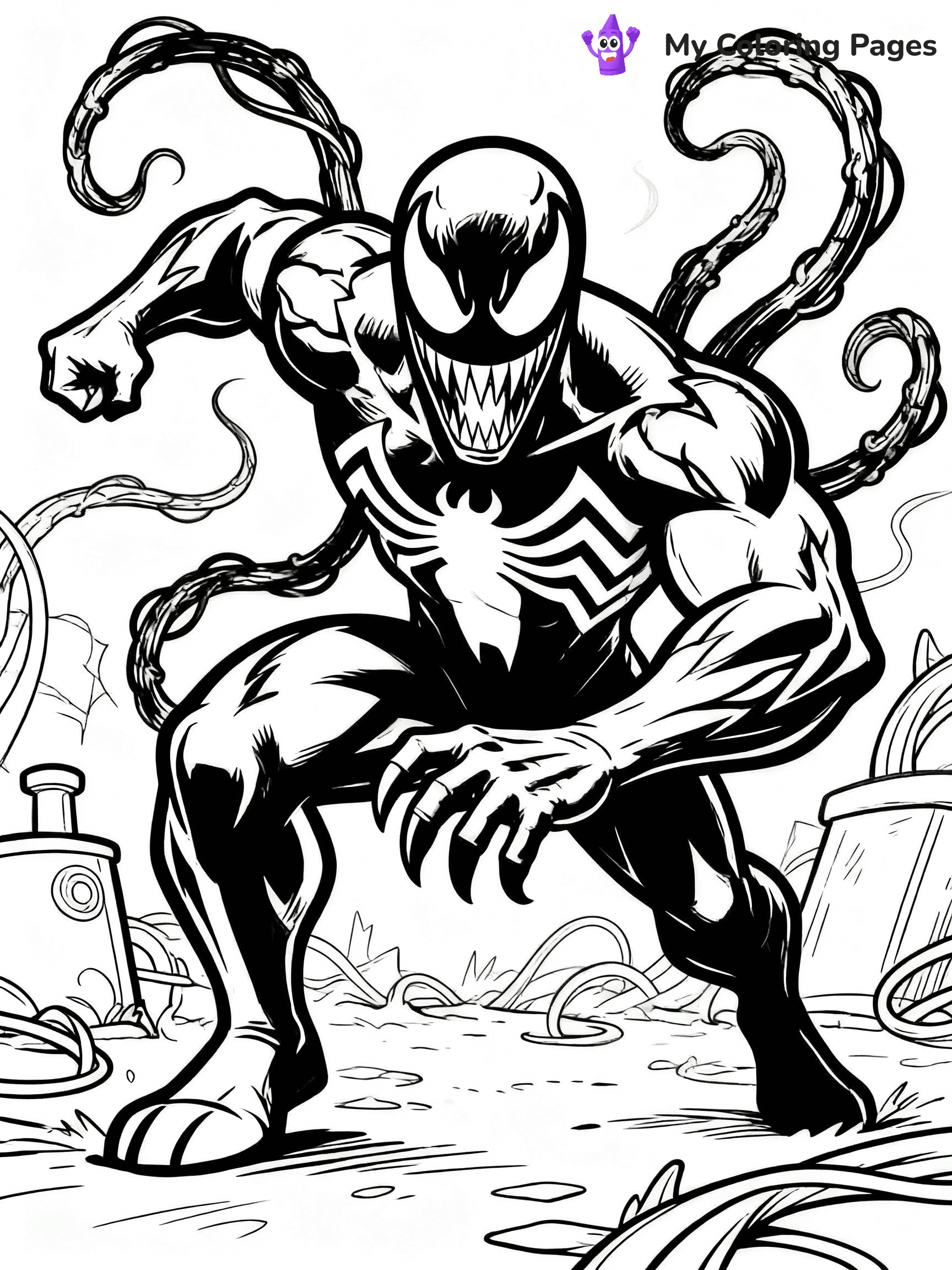 Carnage Coloring Pages - 8
