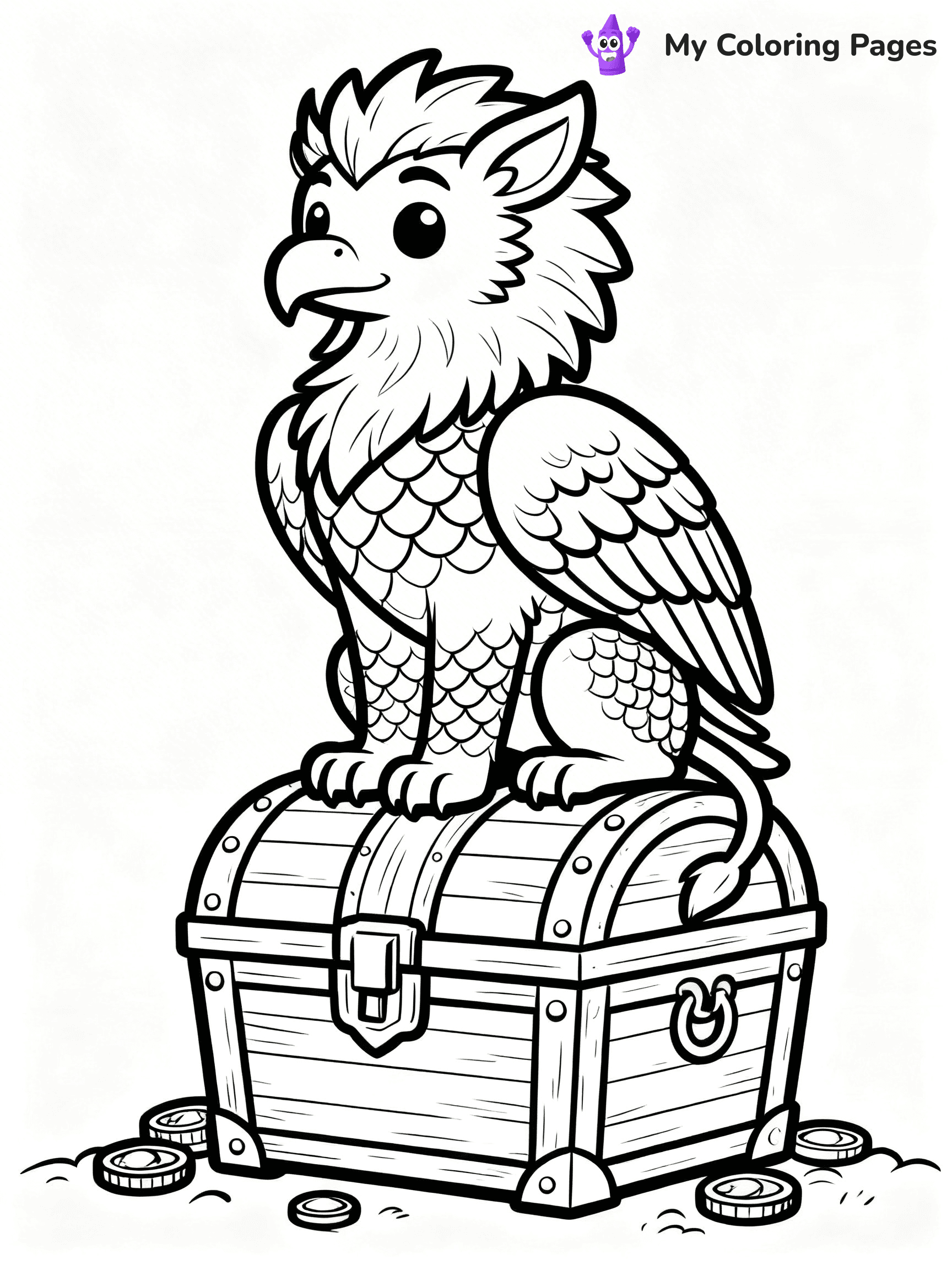 Griffin Coloring Pages - 26