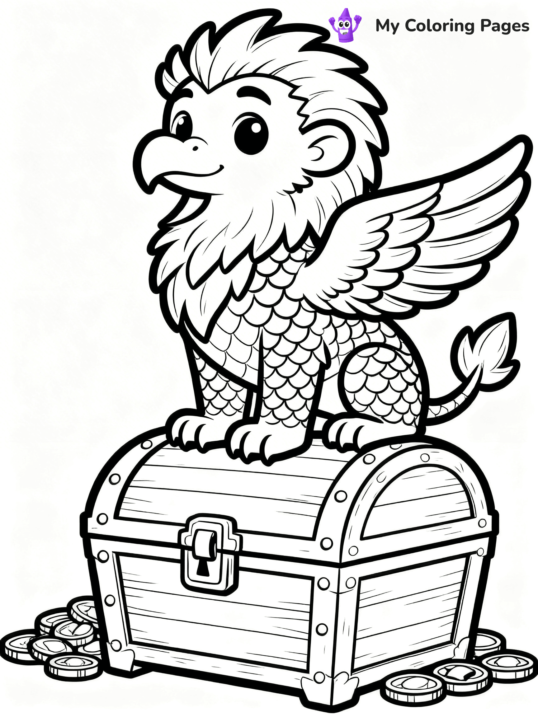 Griffin Coloring Pages - 25