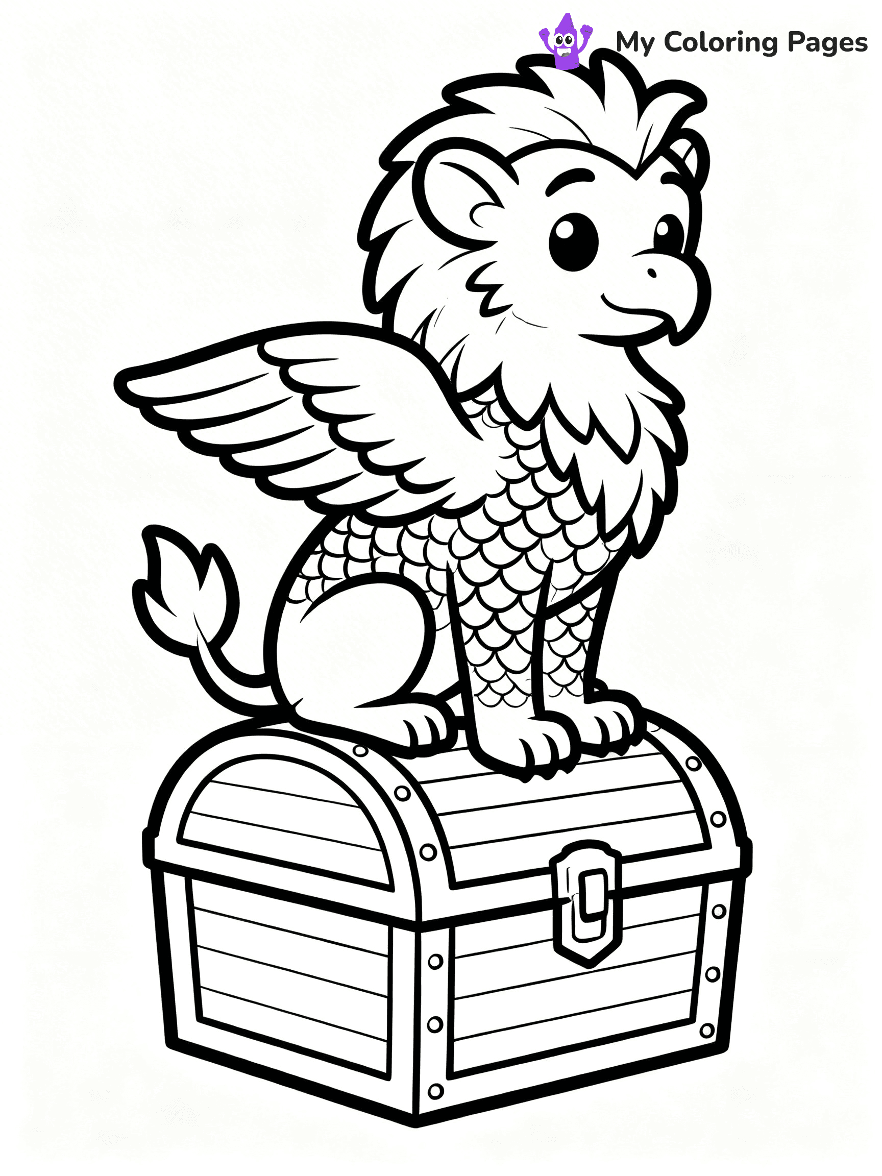 Griffin Coloring Pages - 24