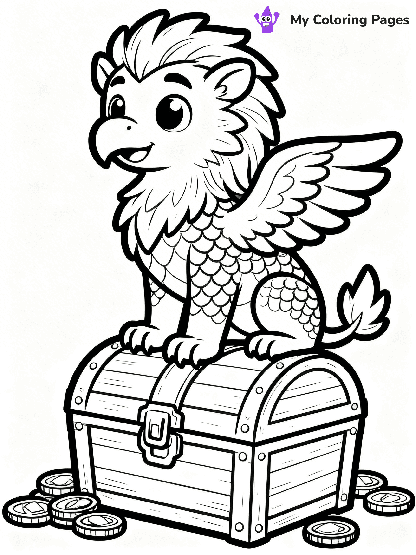 Griffin Coloring Pages - 23